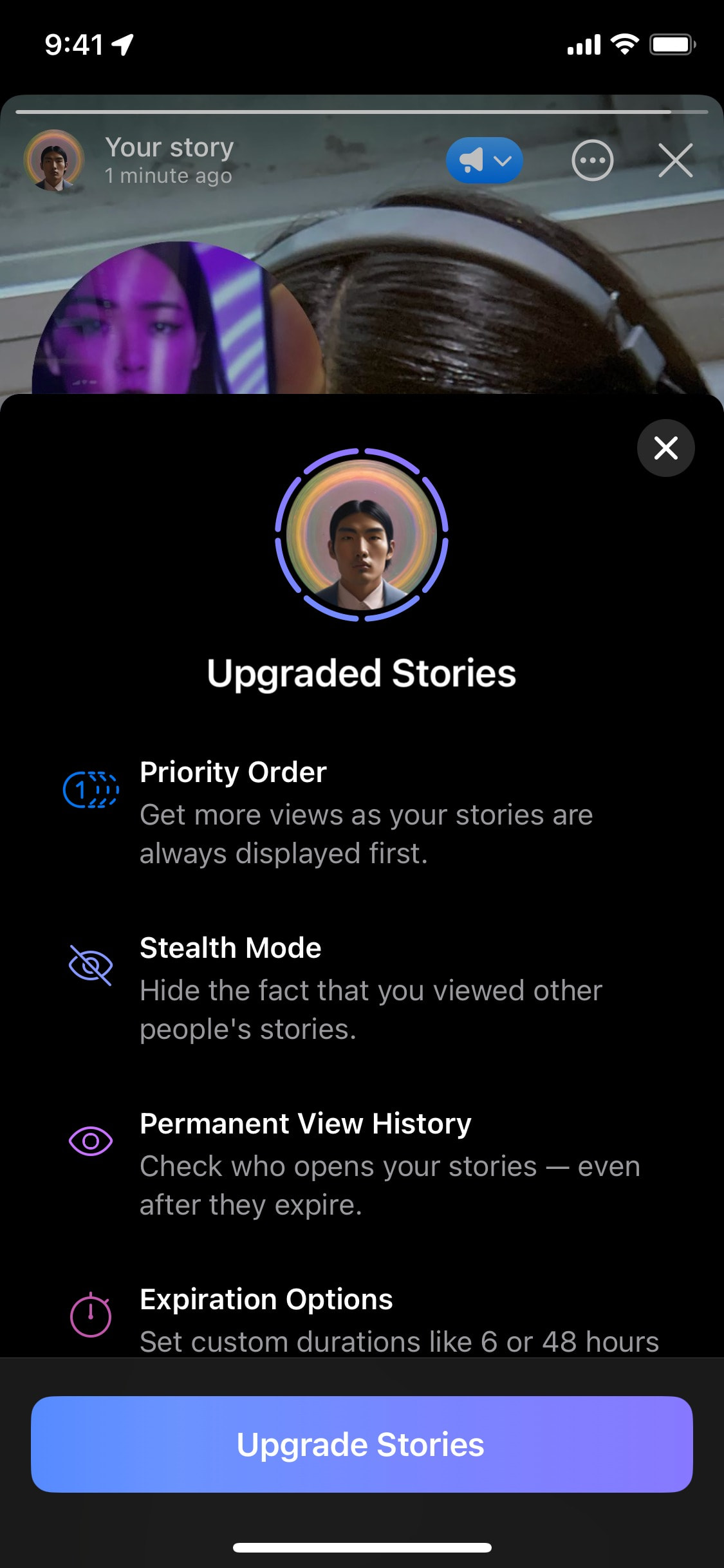 Telegram iOS screen 885