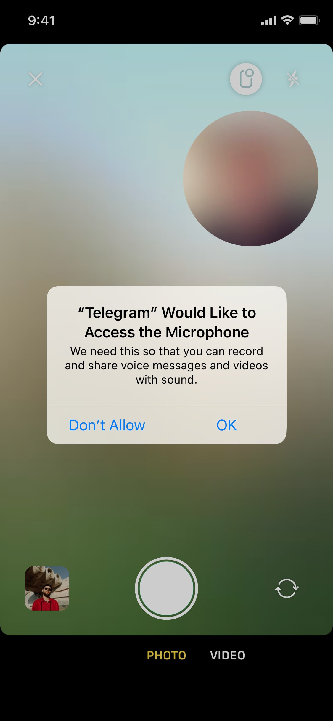 Telegram iOS screen 904