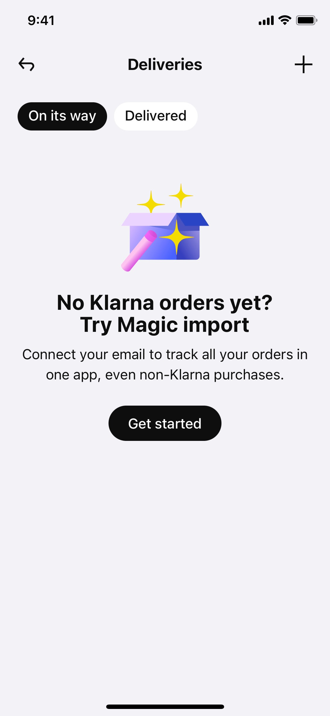 Klarna iOS screen 559
