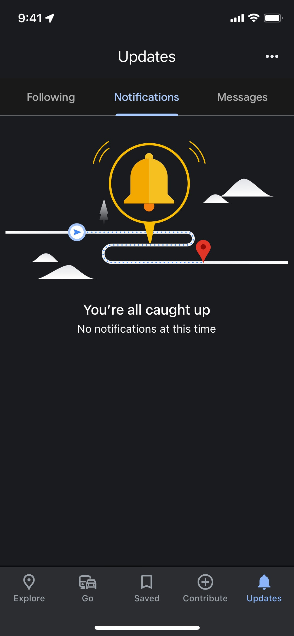 Google Maps iOS screen 560