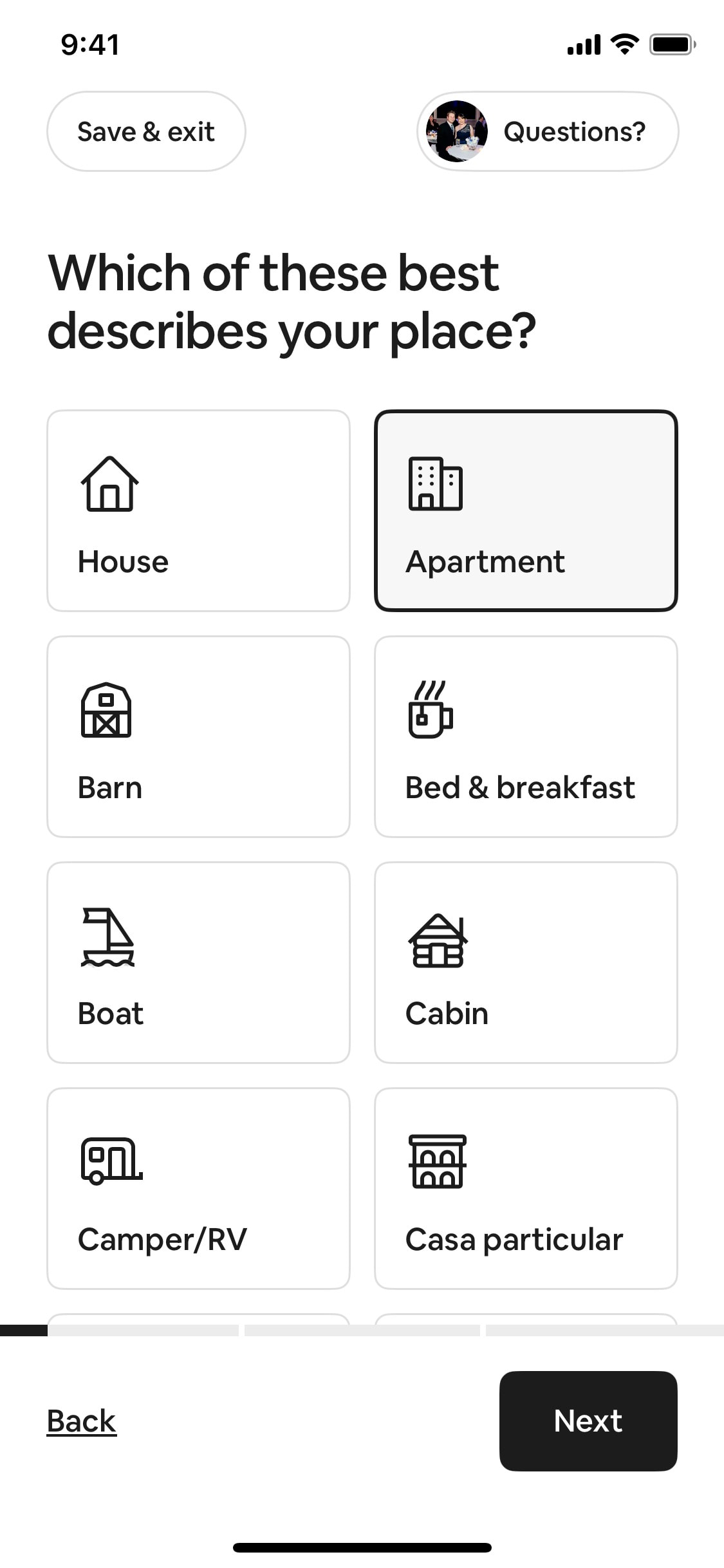 Airbnb iOS screen 167