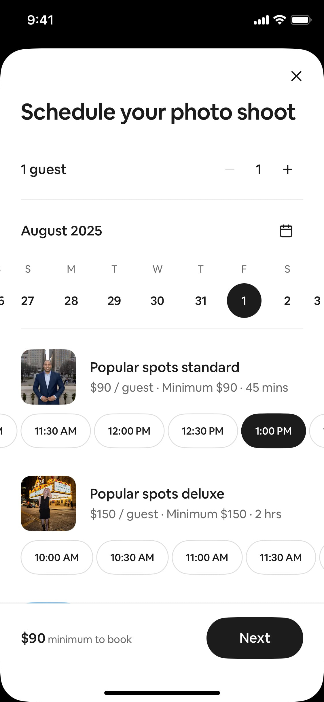 Airbnb iOS screen 164