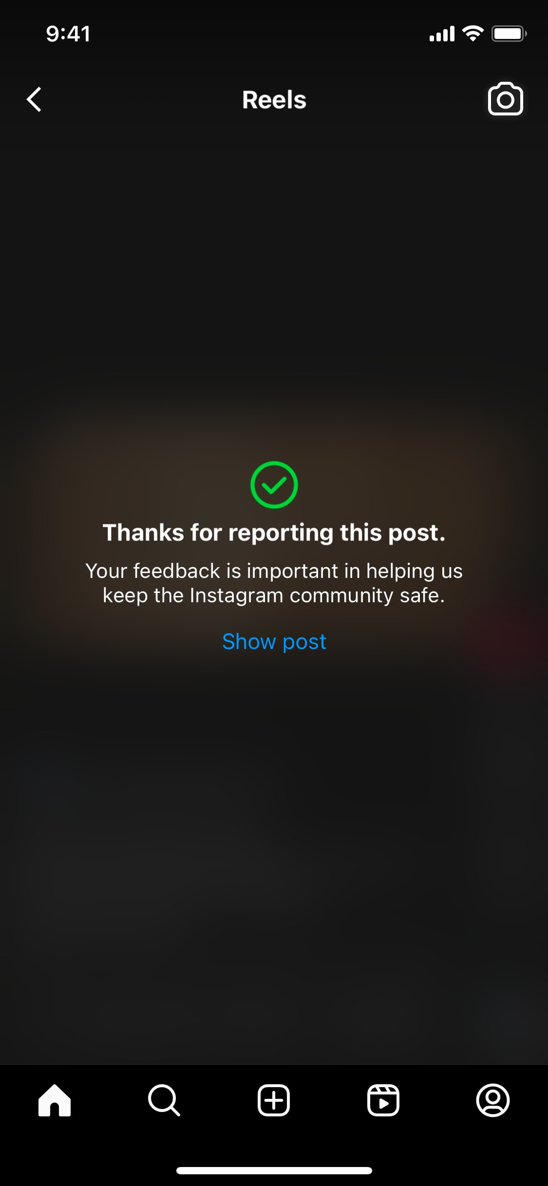 Instagram iOS screen 894