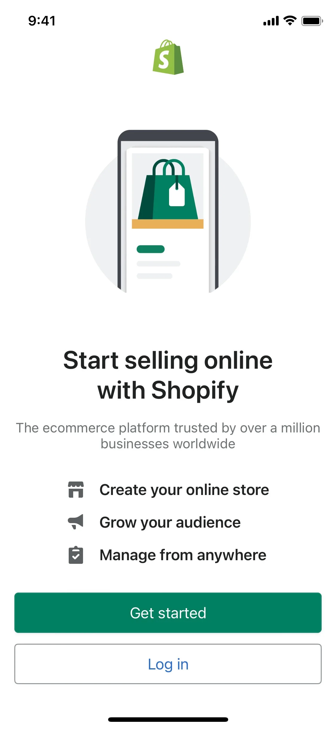 Shopify screen 1