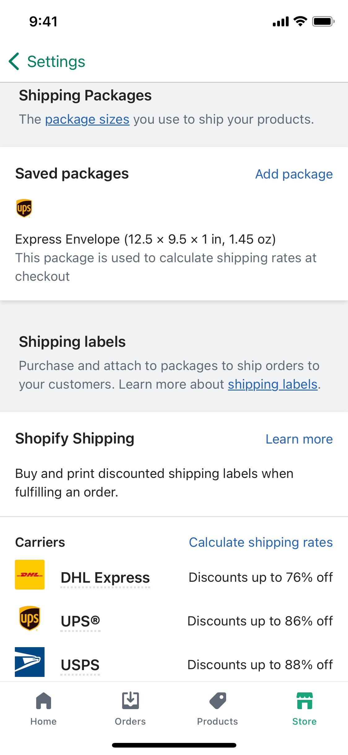 Shopify iOS screen 464