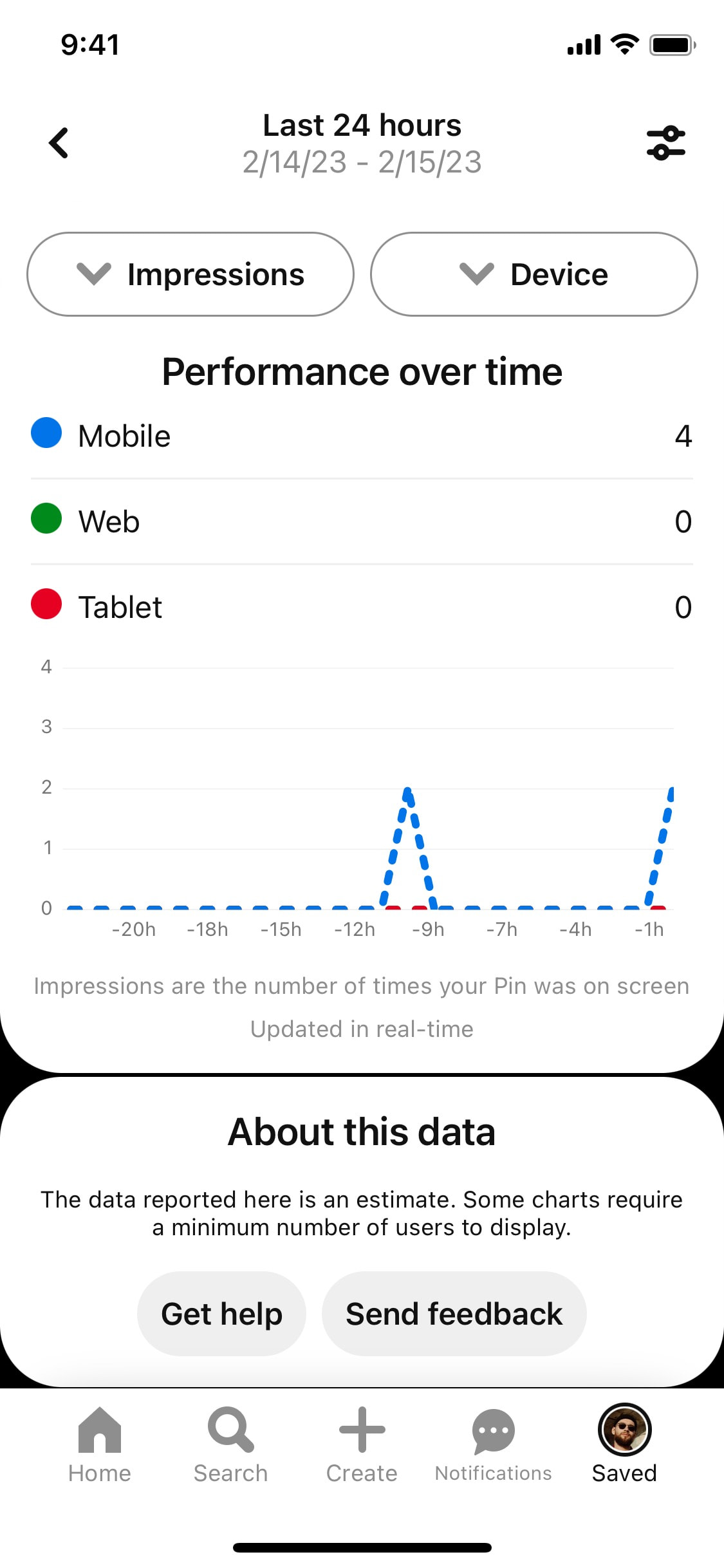 Pinterest iOS screen 249