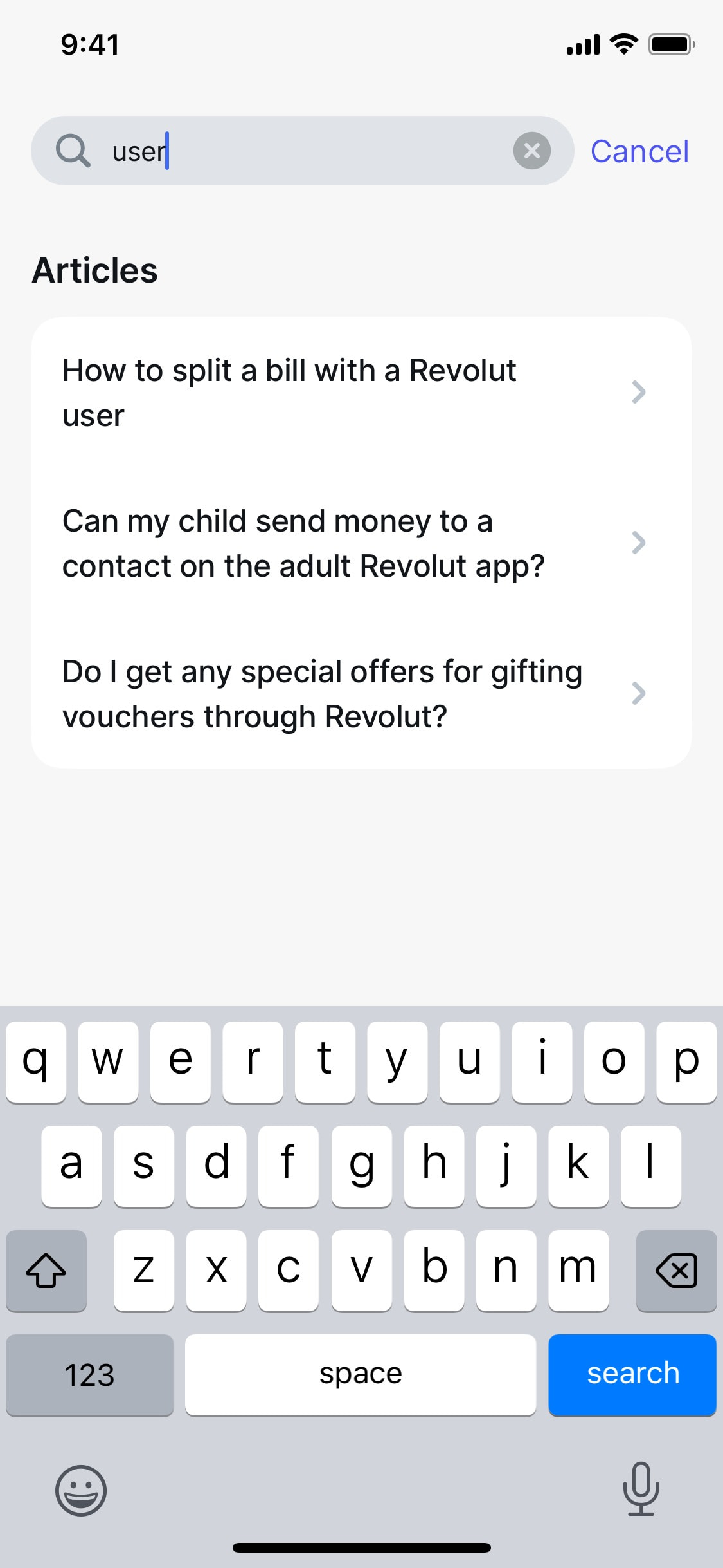 Revolut iOS screen 547