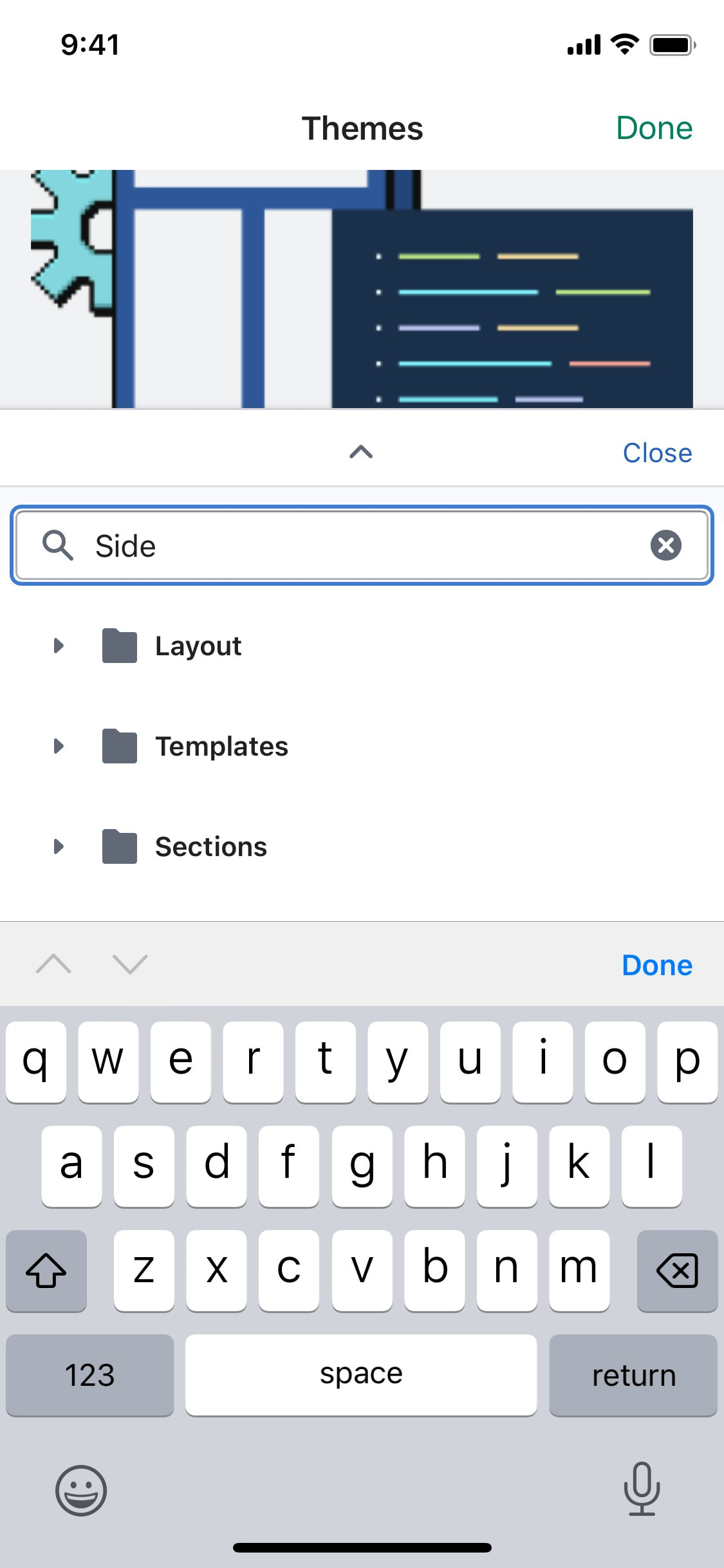 Shopify iOS screen 511