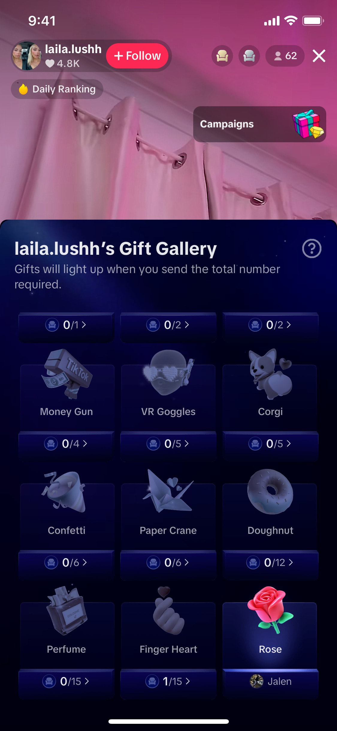 TikTok iOS screen 854
