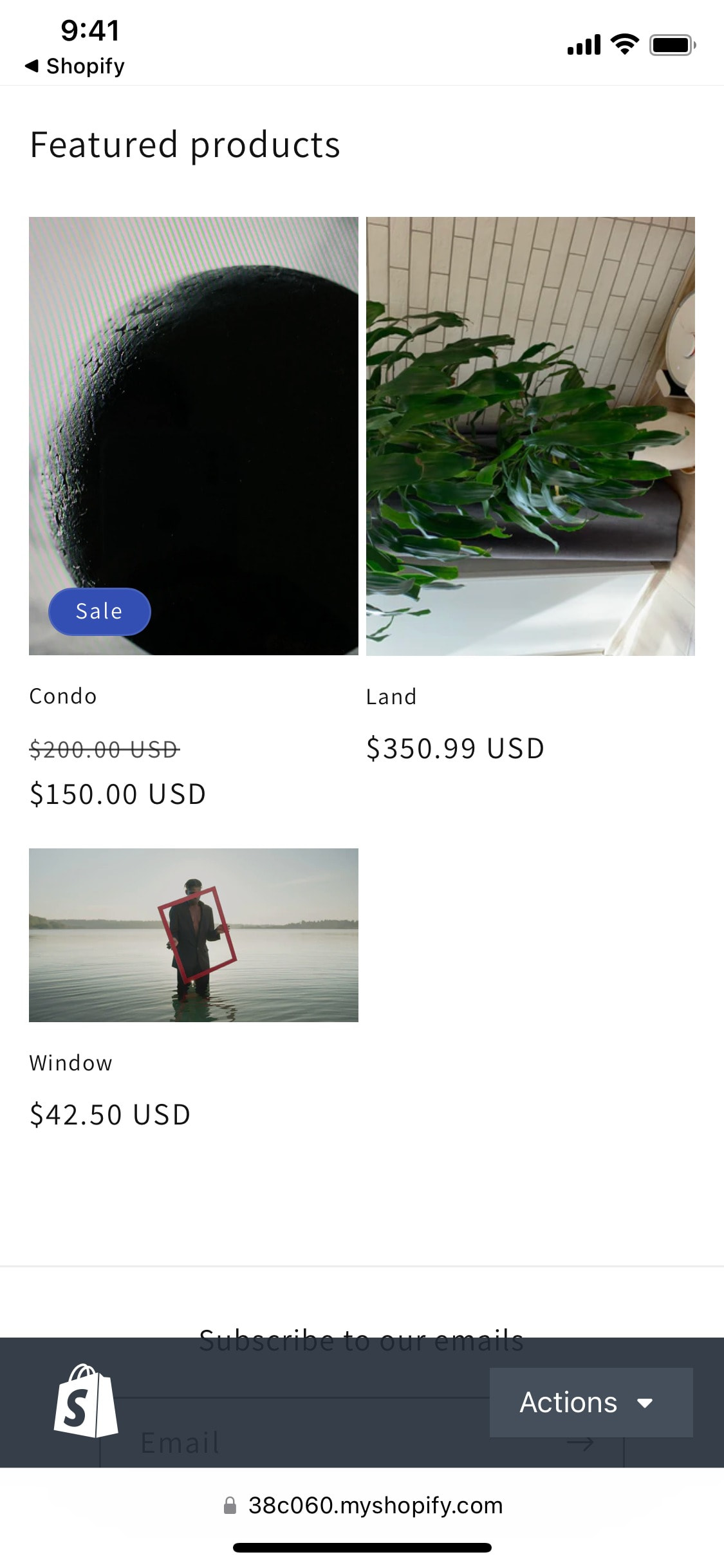Shopify iOS screen 318