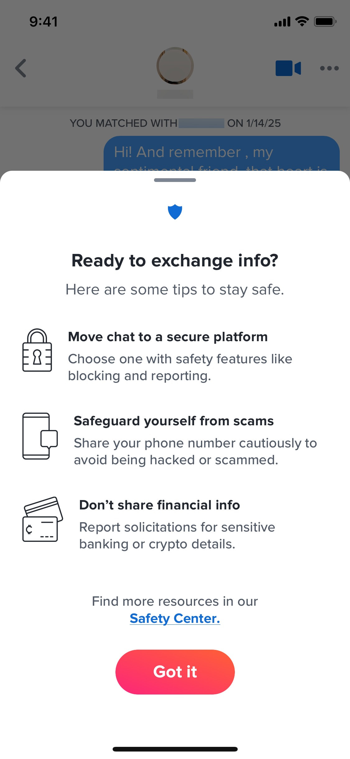 Tinder iOS screen 199