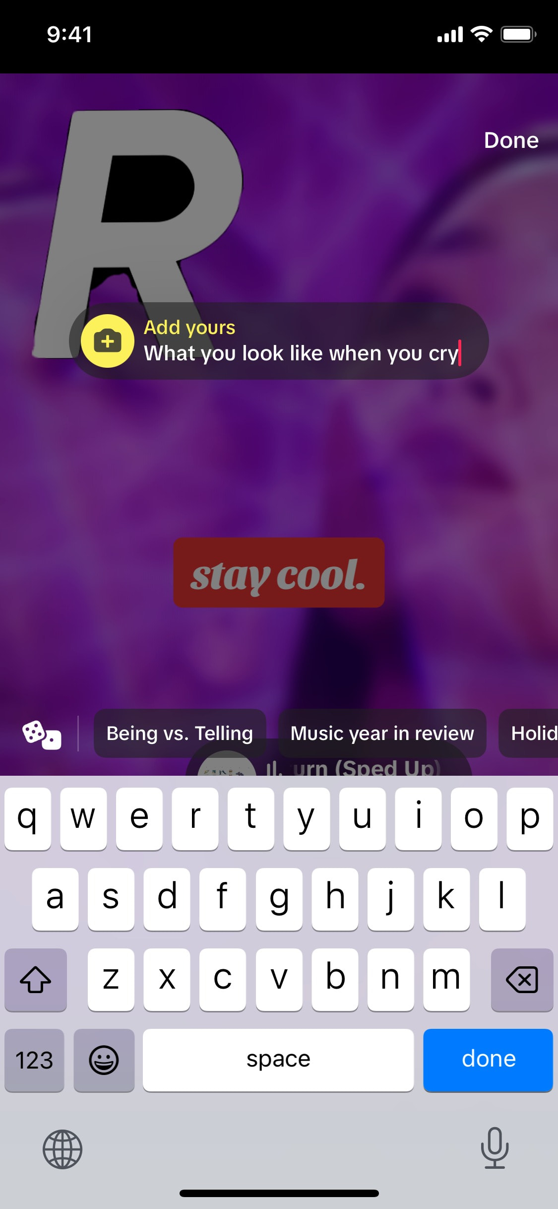 TikTok iOS screen 536