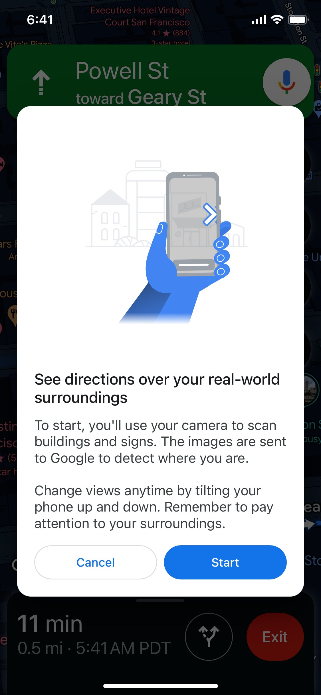 Google Maps iOS screen 31