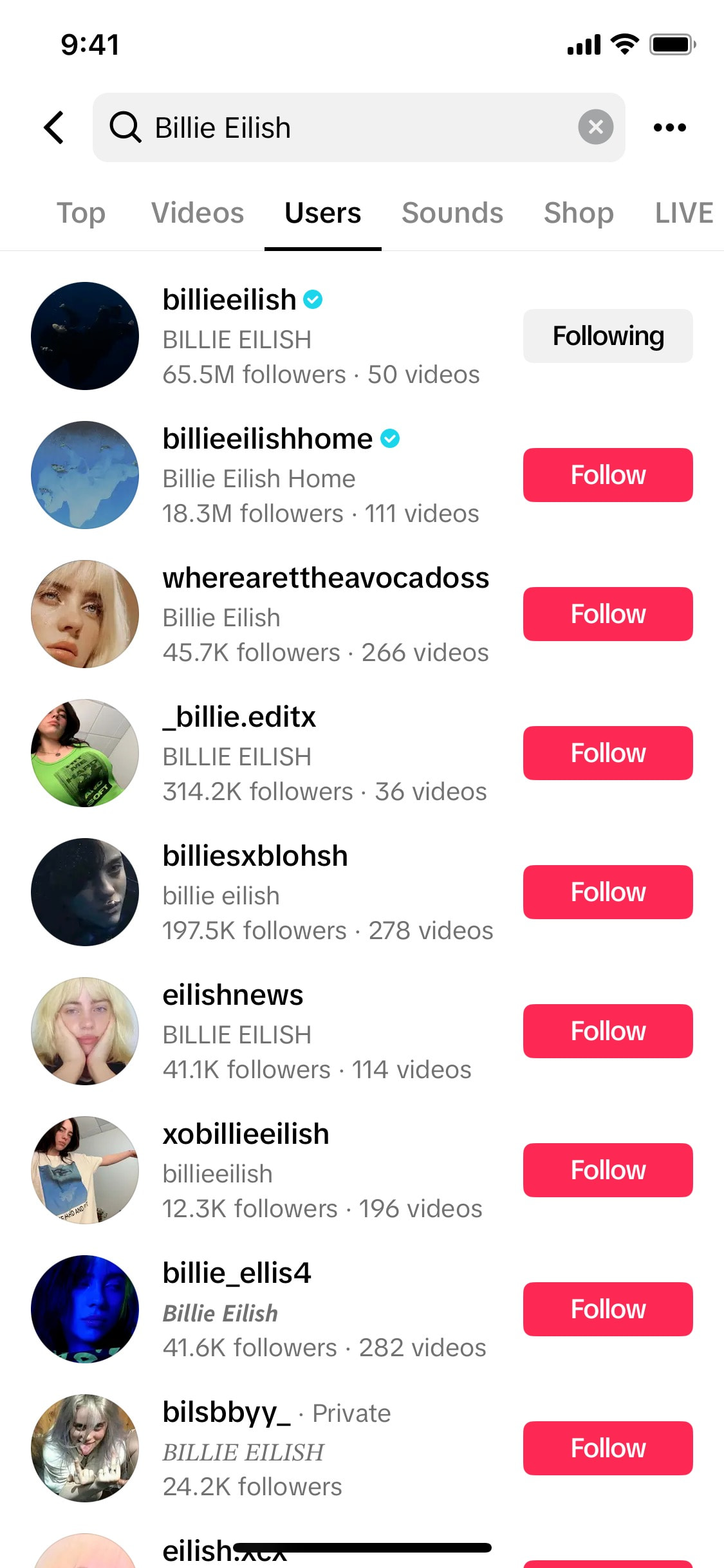 TikTok iOS screen 373