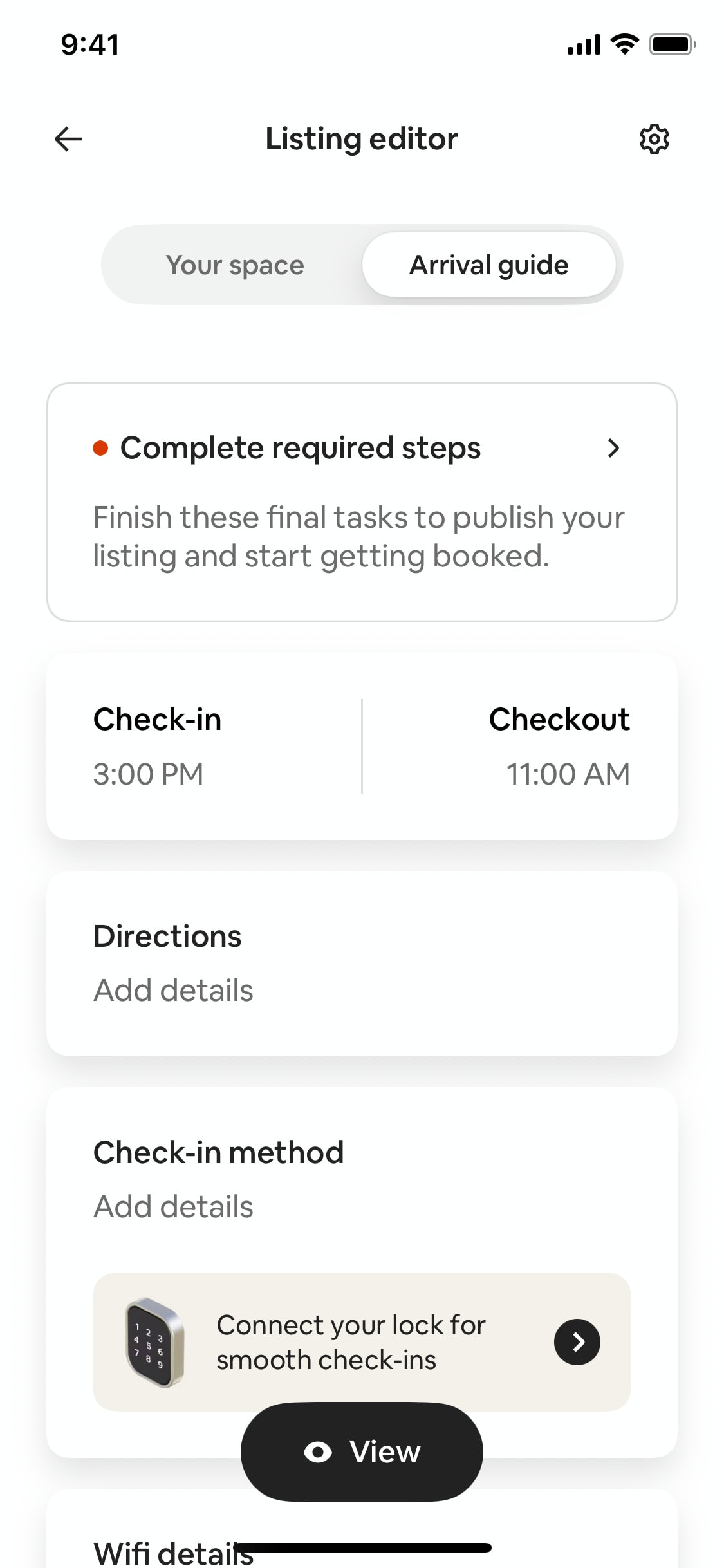 Airbnb iOS screen 400