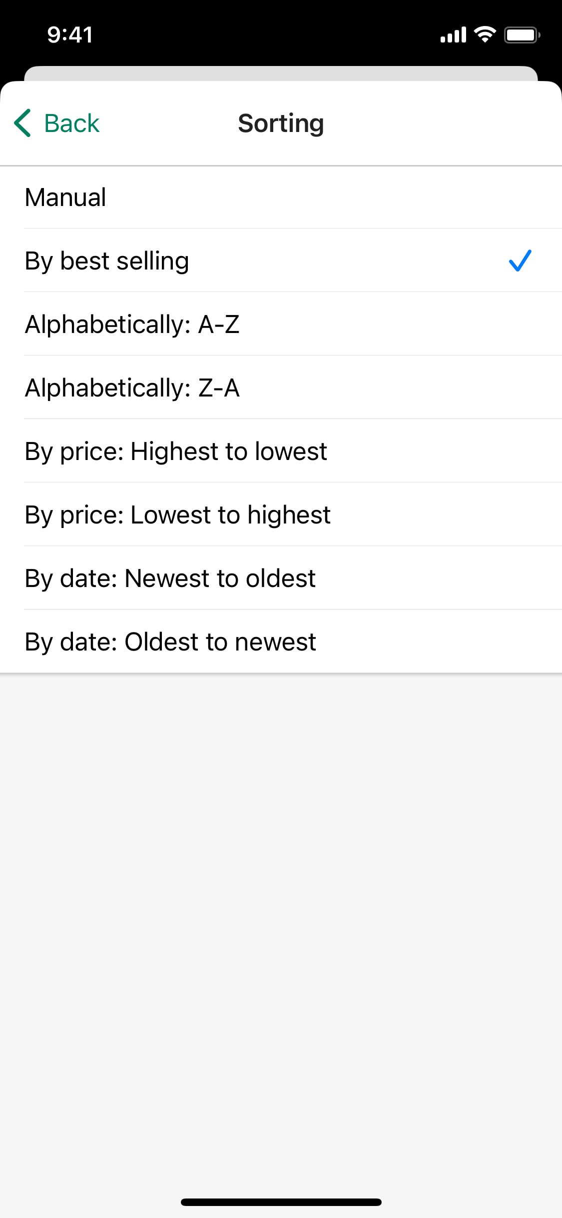 Shopify iOS screen 375