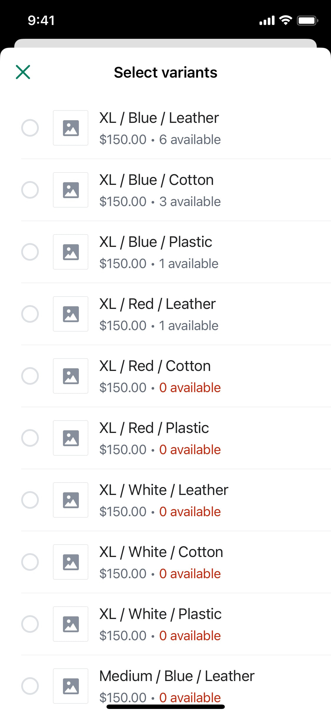Shopify iOS screen 619
