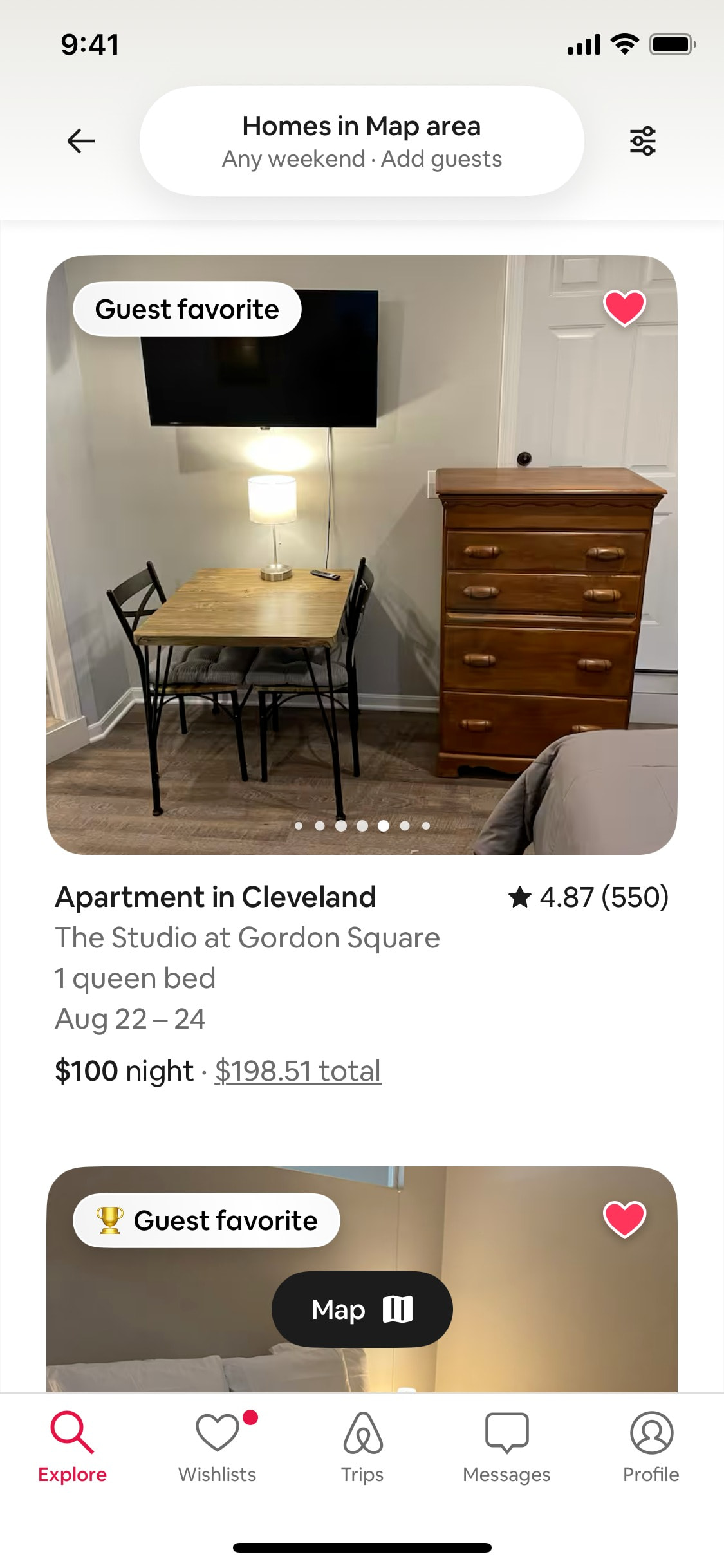 Airbnb iOS screen 538