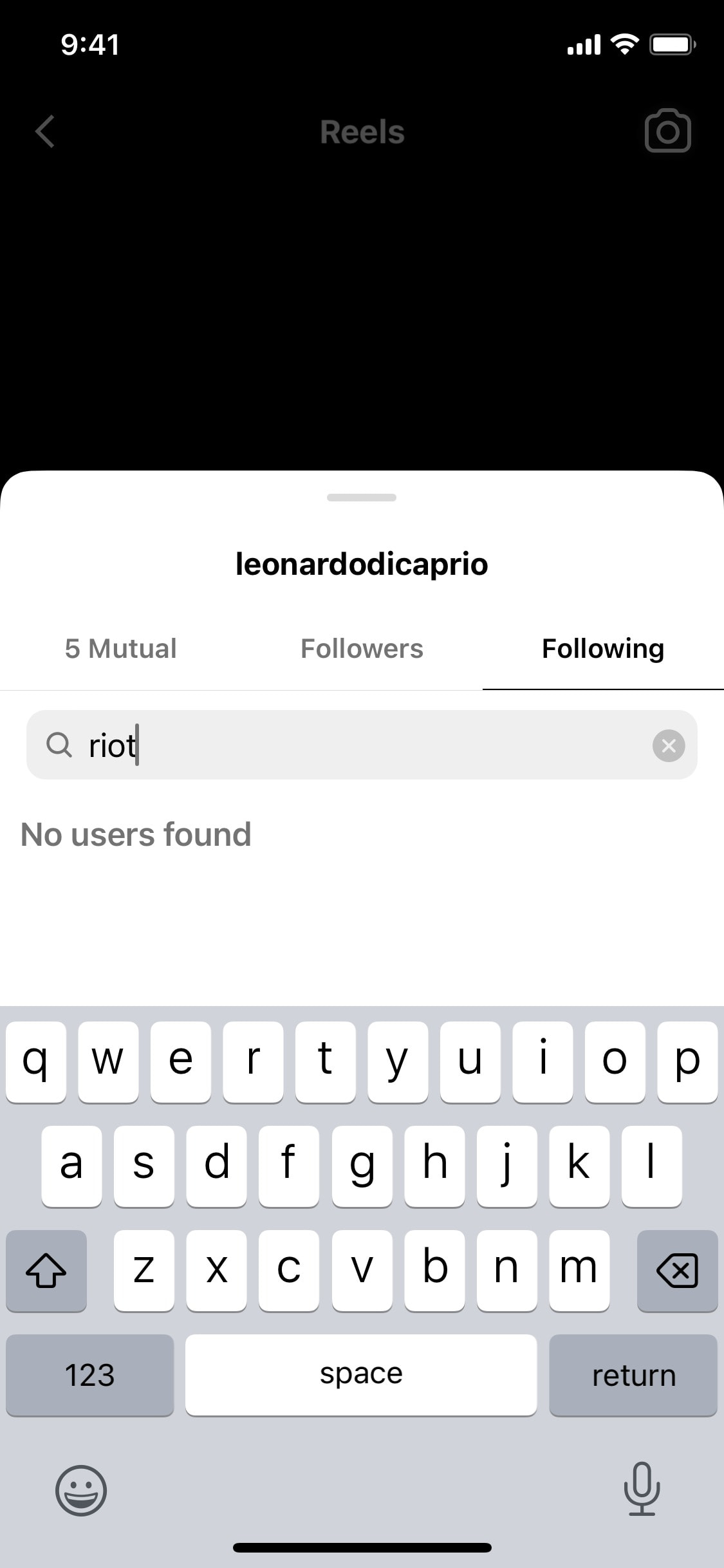 Instagram iOS screen 121