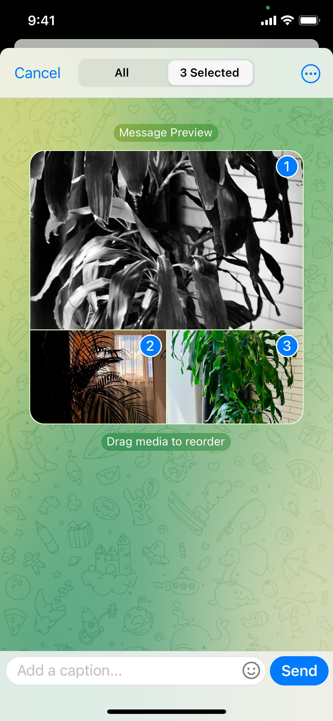 Telegram iOS screen 749
