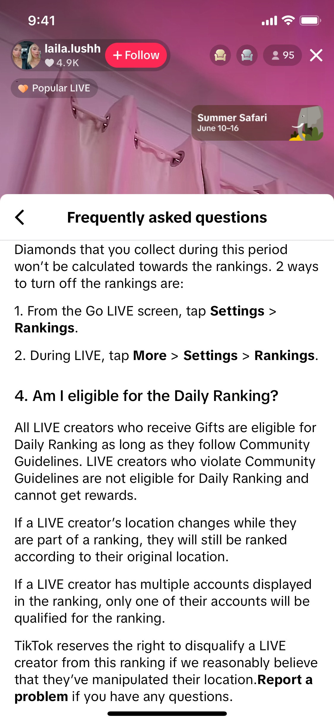 TikTok iOS screen 99
