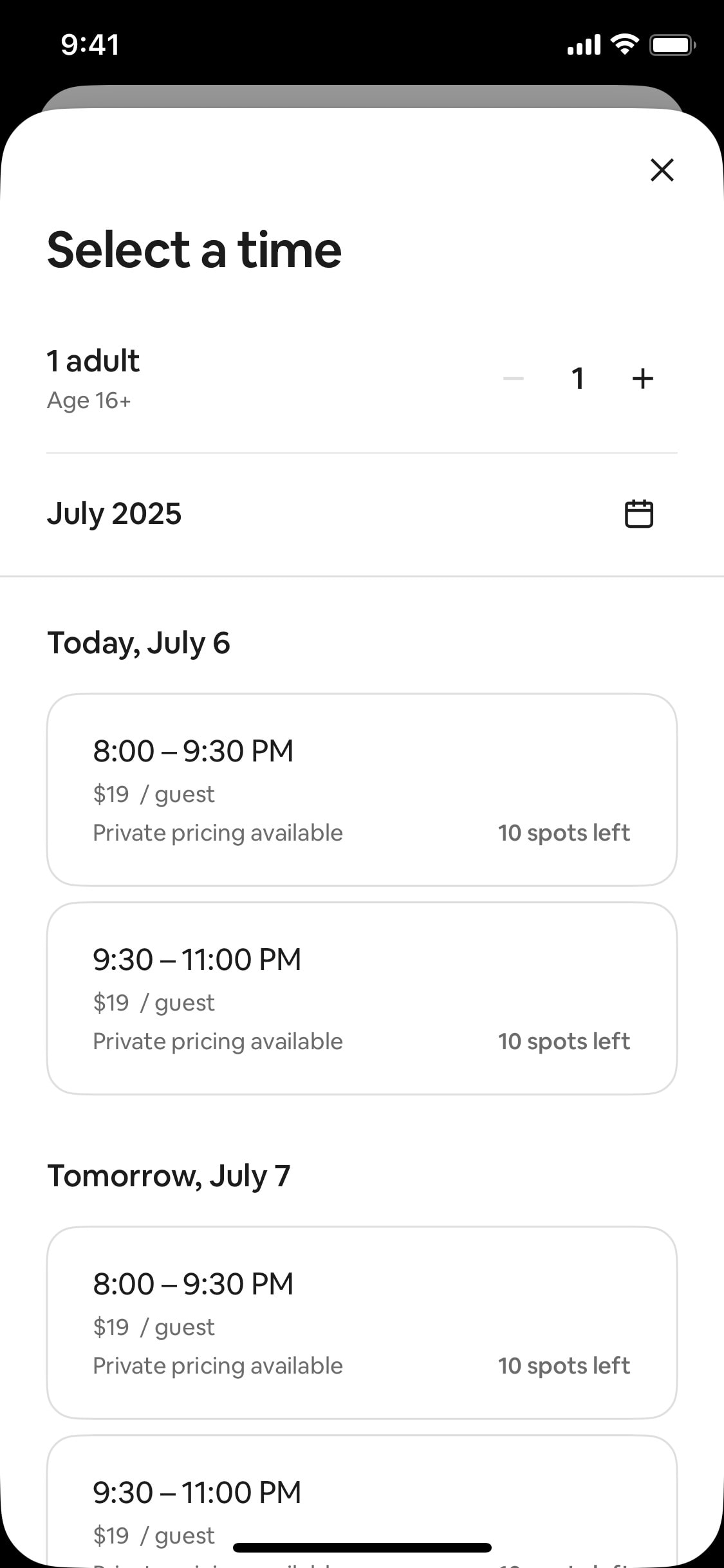 Airbnb iOS screen 137