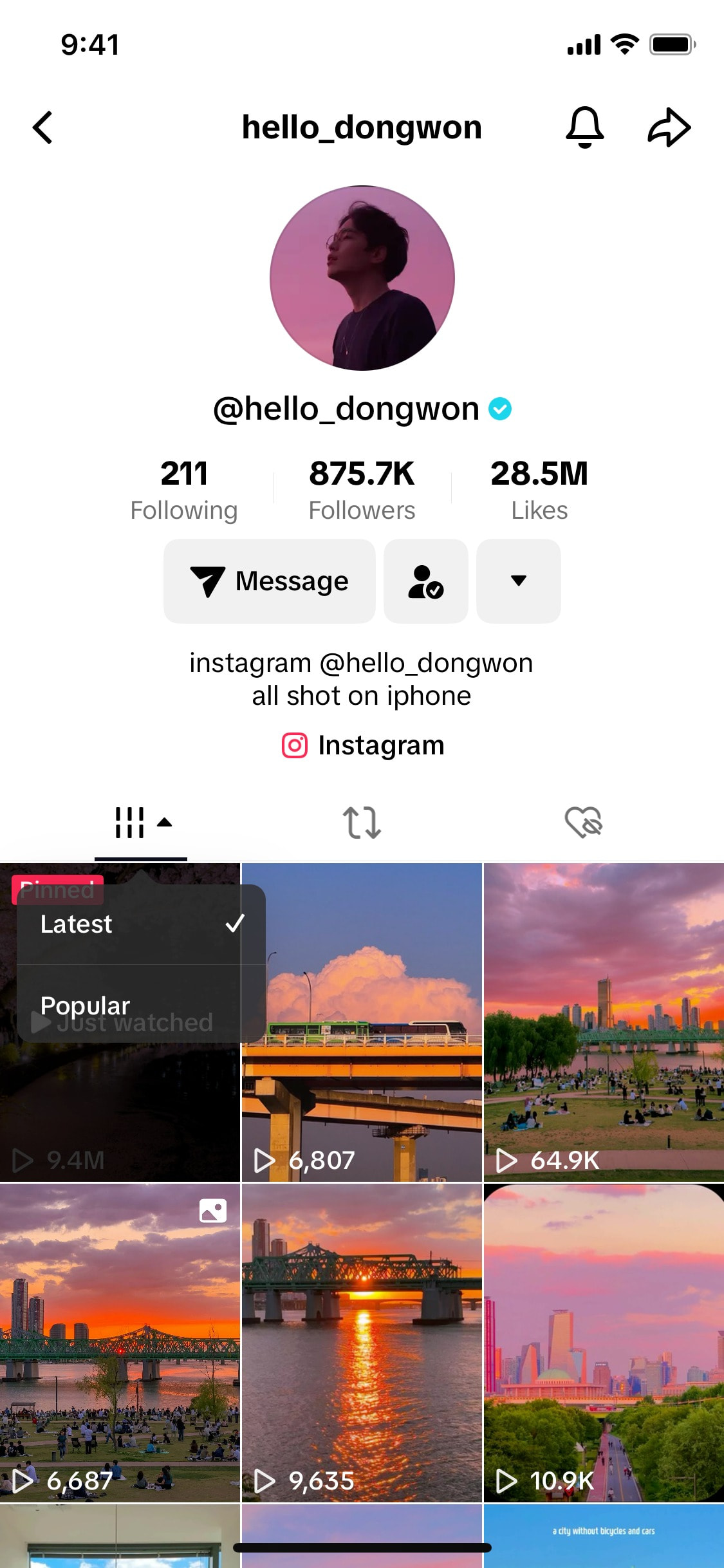 TikTok iOS screen 311