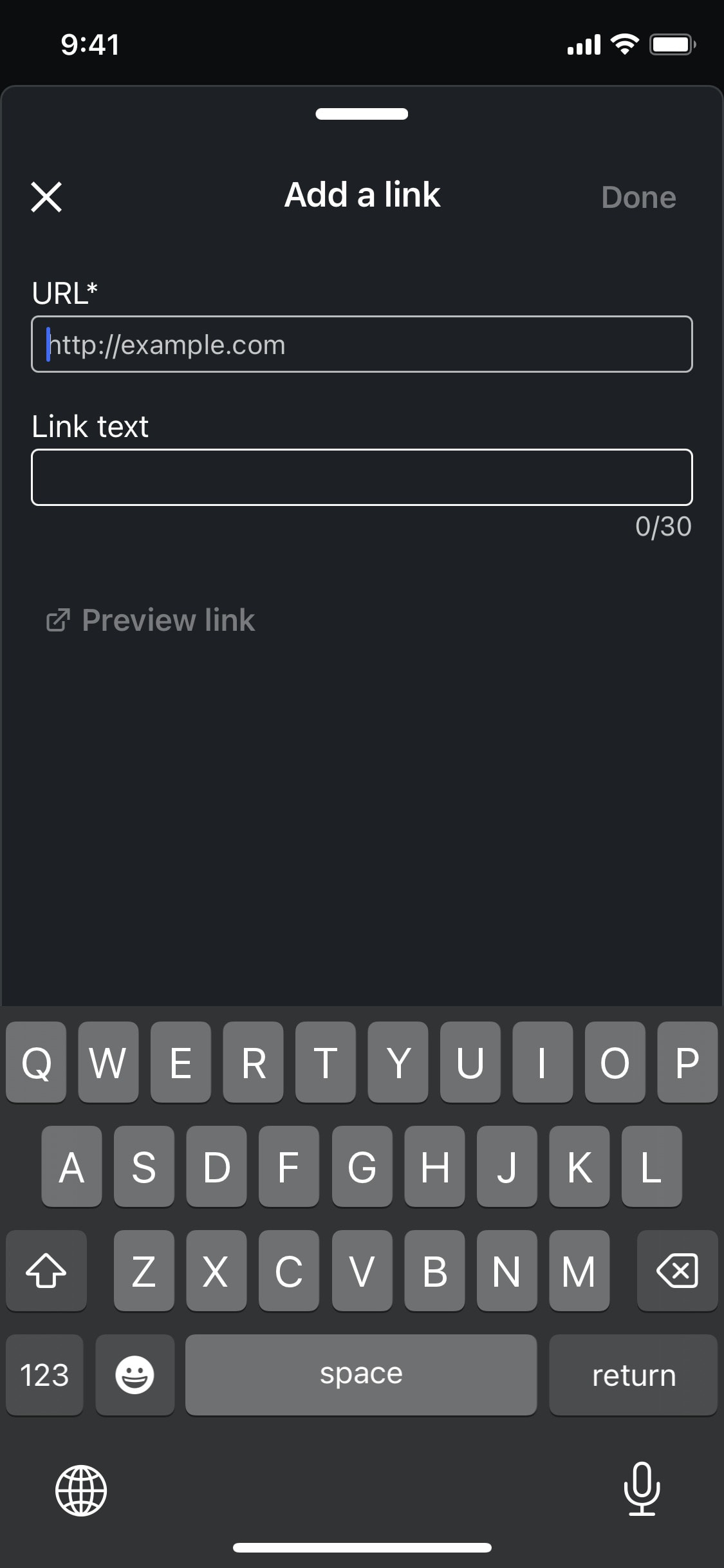 LinkedIn iOS screen 368