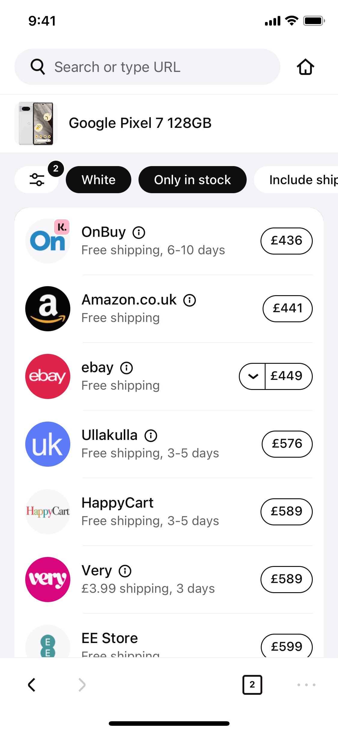 Klarna iOS screen 346