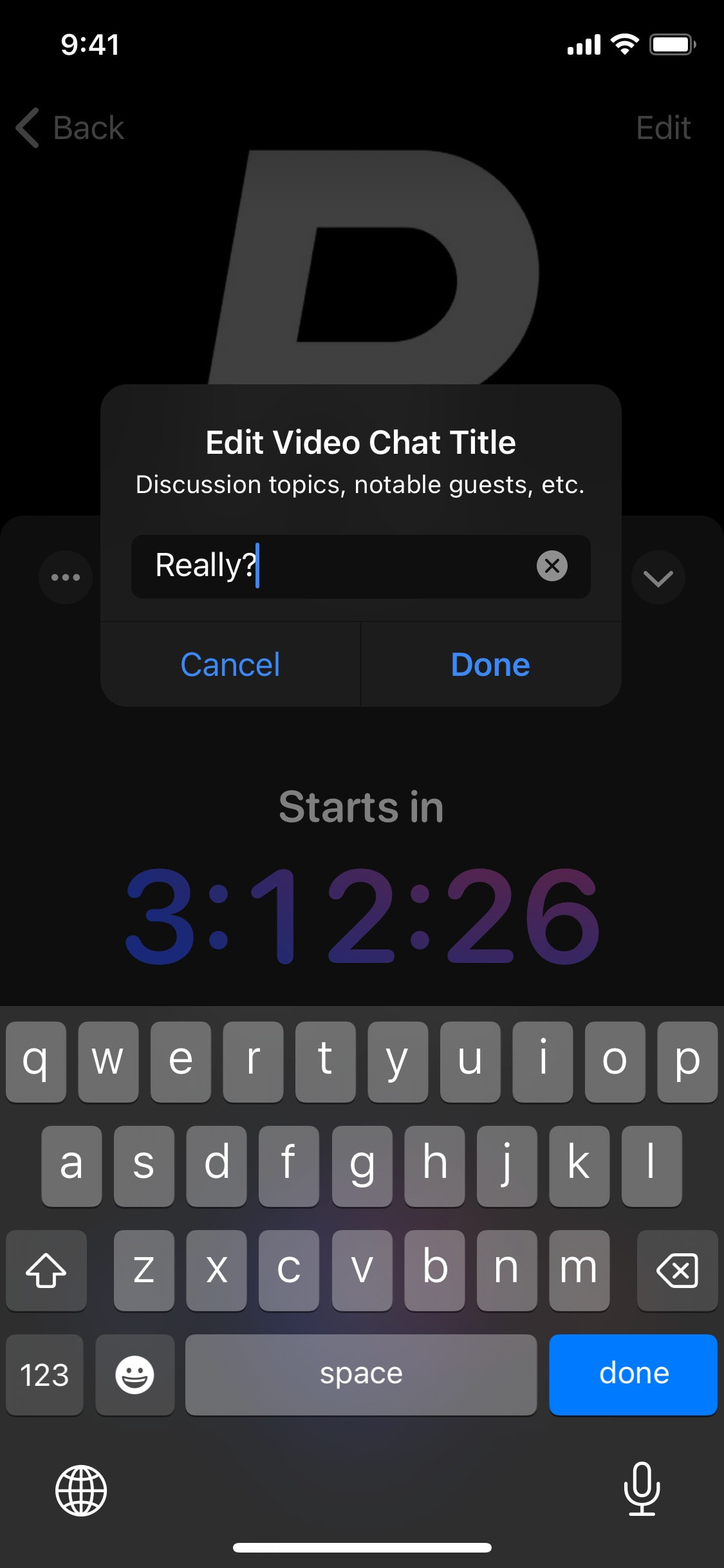 Telegram iOS screen 853