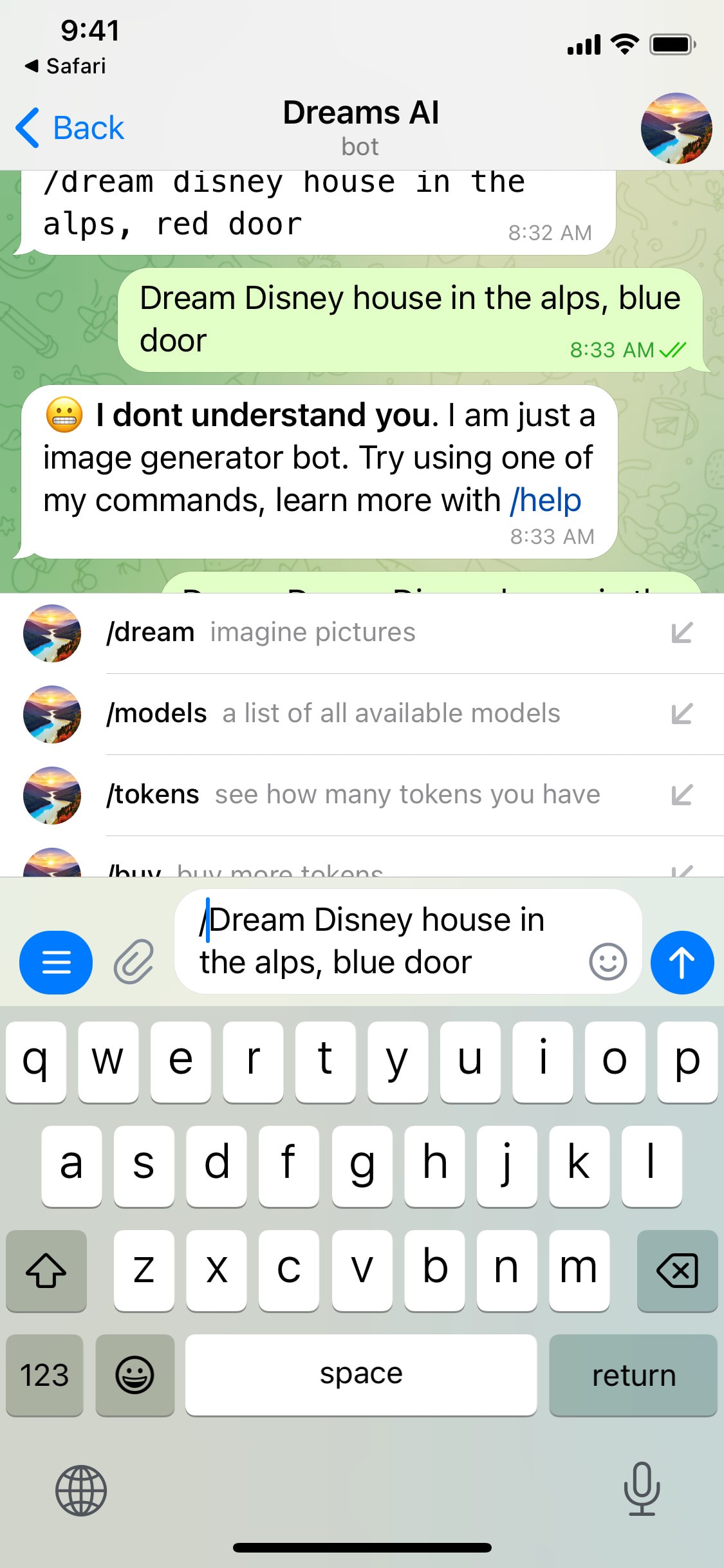 Telegram iOS screen 276