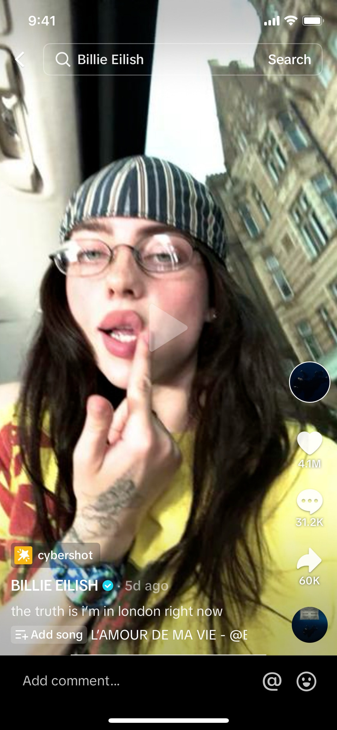 TikTok iOS screen 57