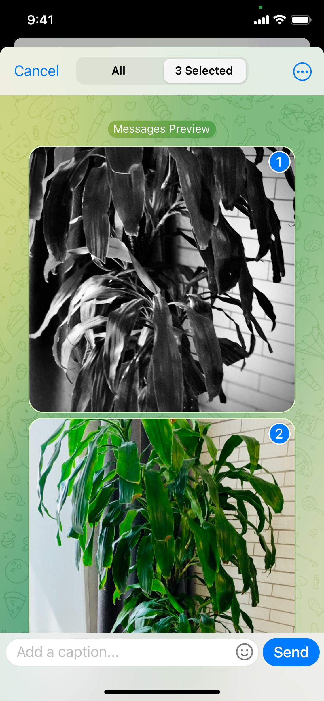 Telegram iOS screen 785