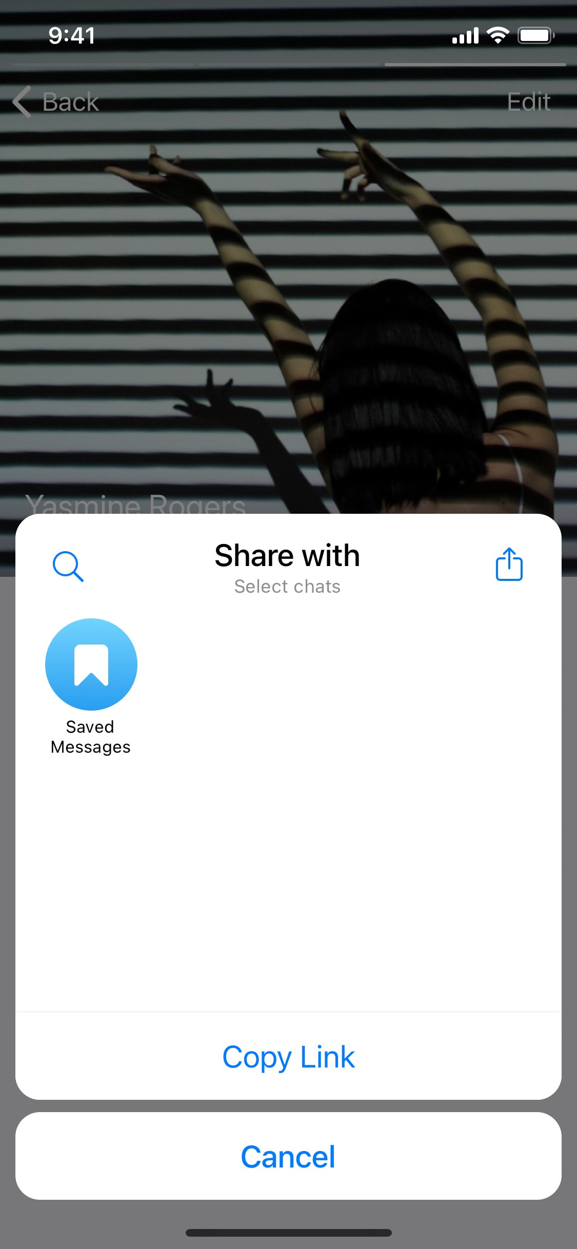 Telegram iOS screen 582