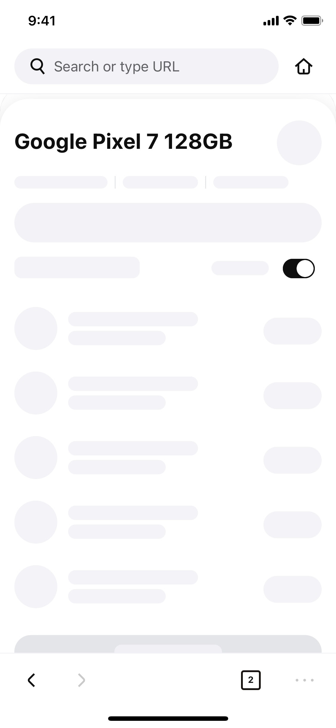 Klarna iOS screen 428