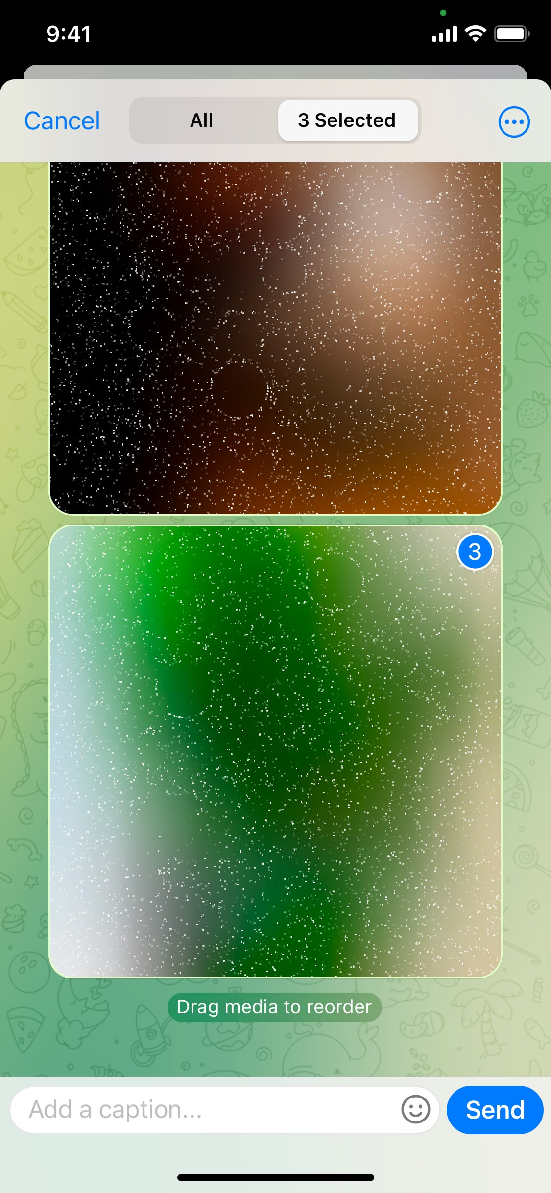 Telegram iOS screen 344