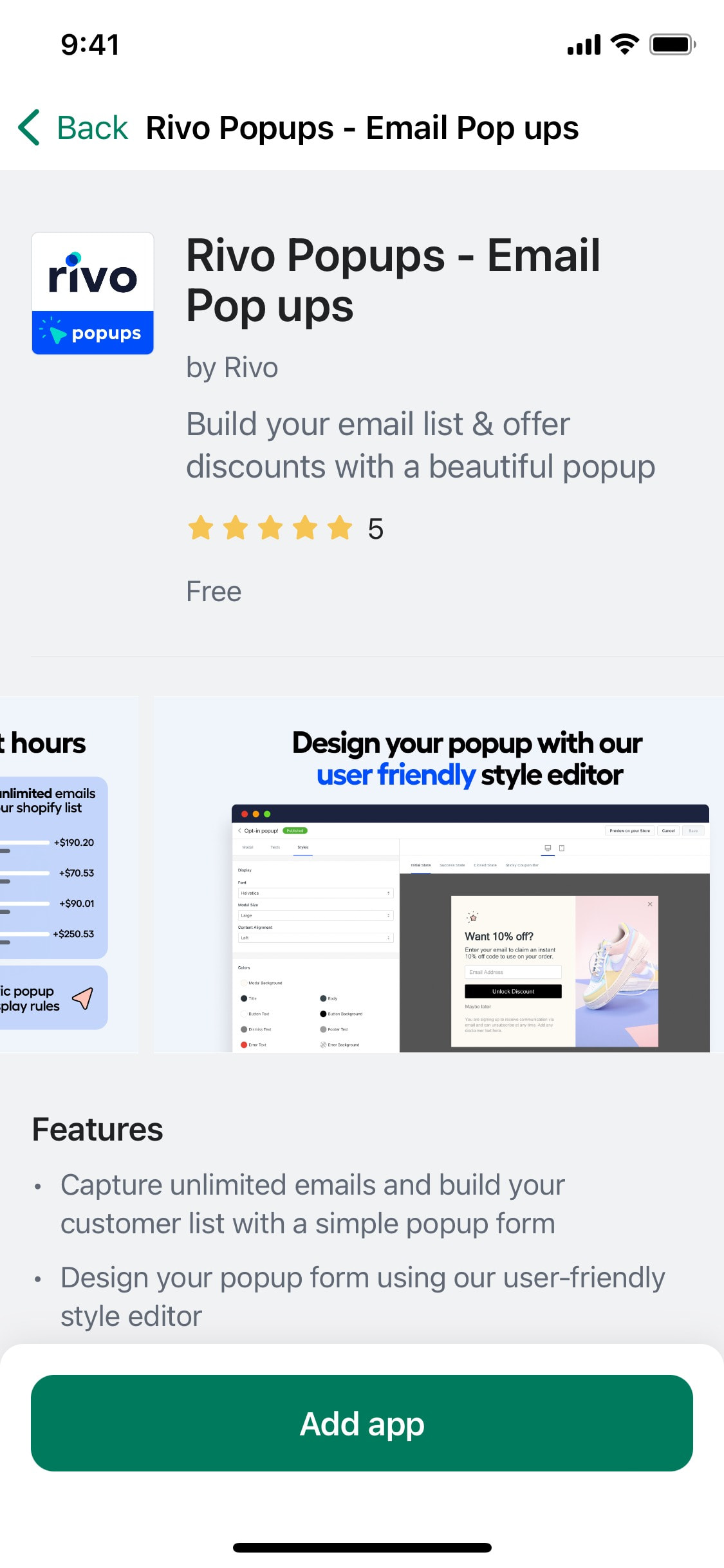 Shopify iOS screen 407