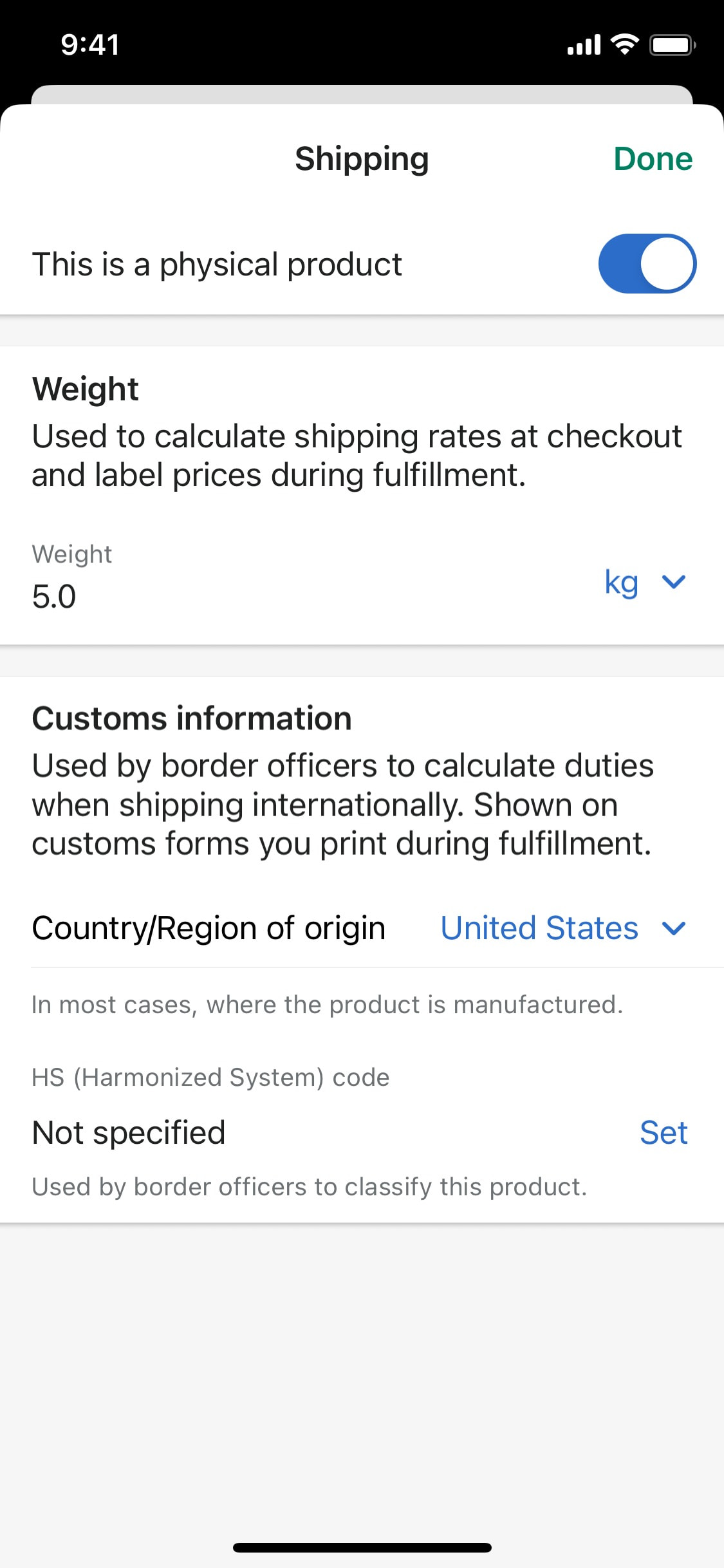 Shopify iOS screen 433