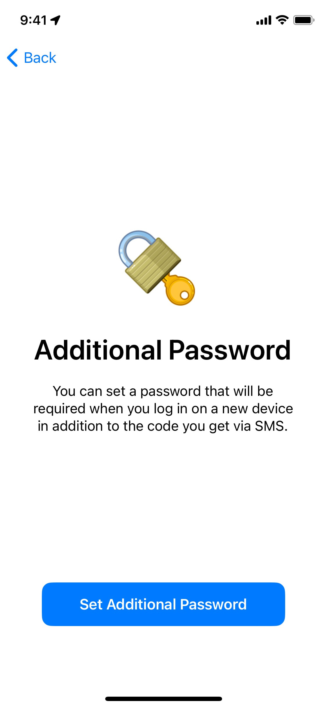 Telegram iOS screen 521