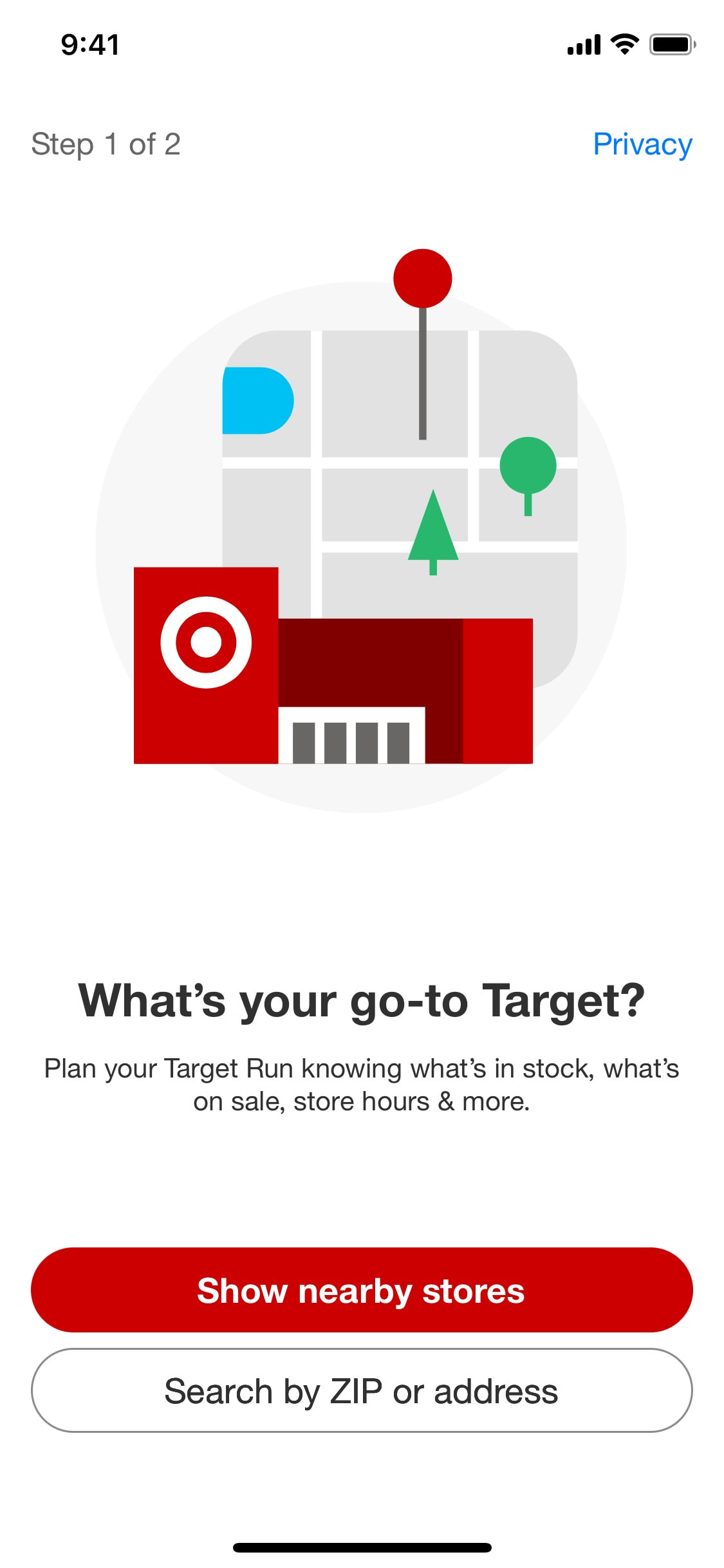 Target iOS screen 203