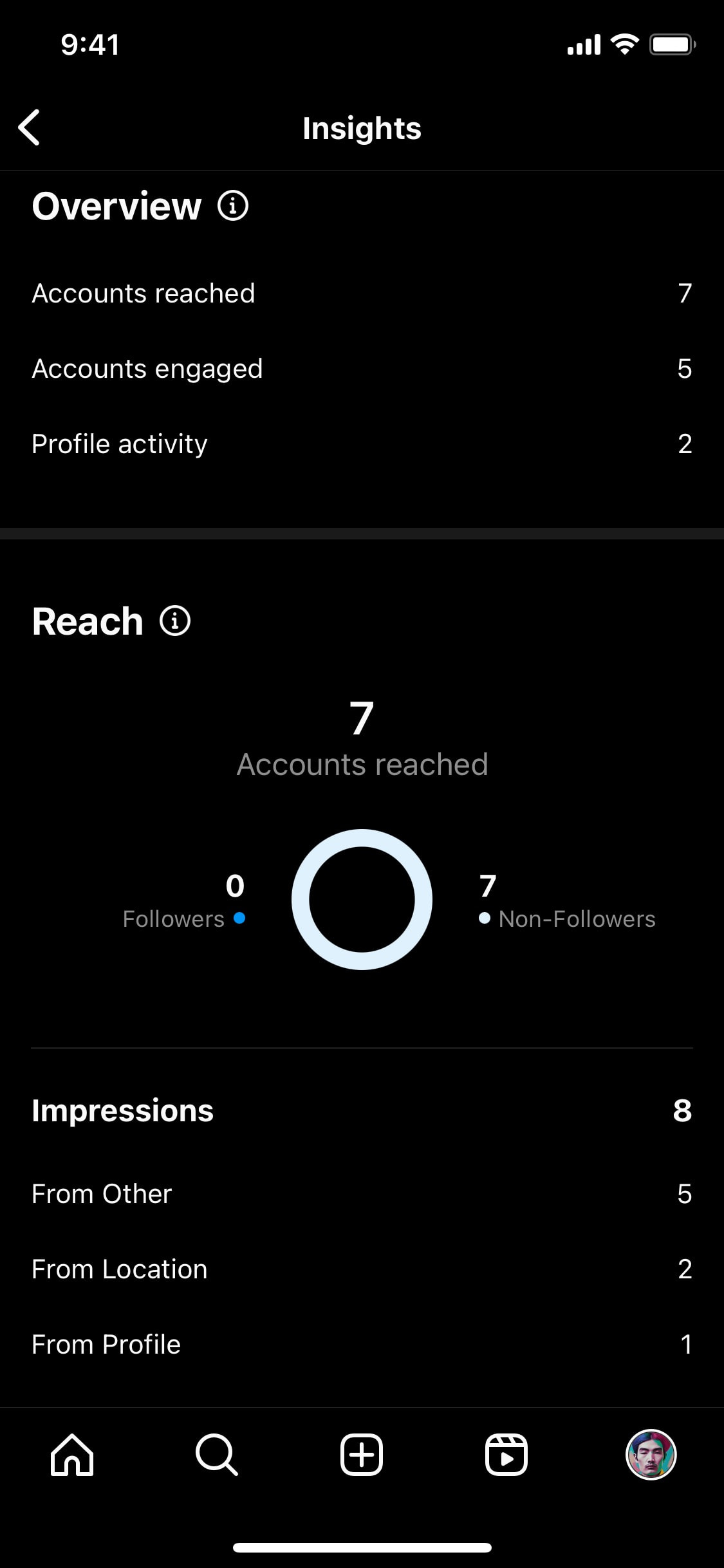 Instagram iOS screen 465