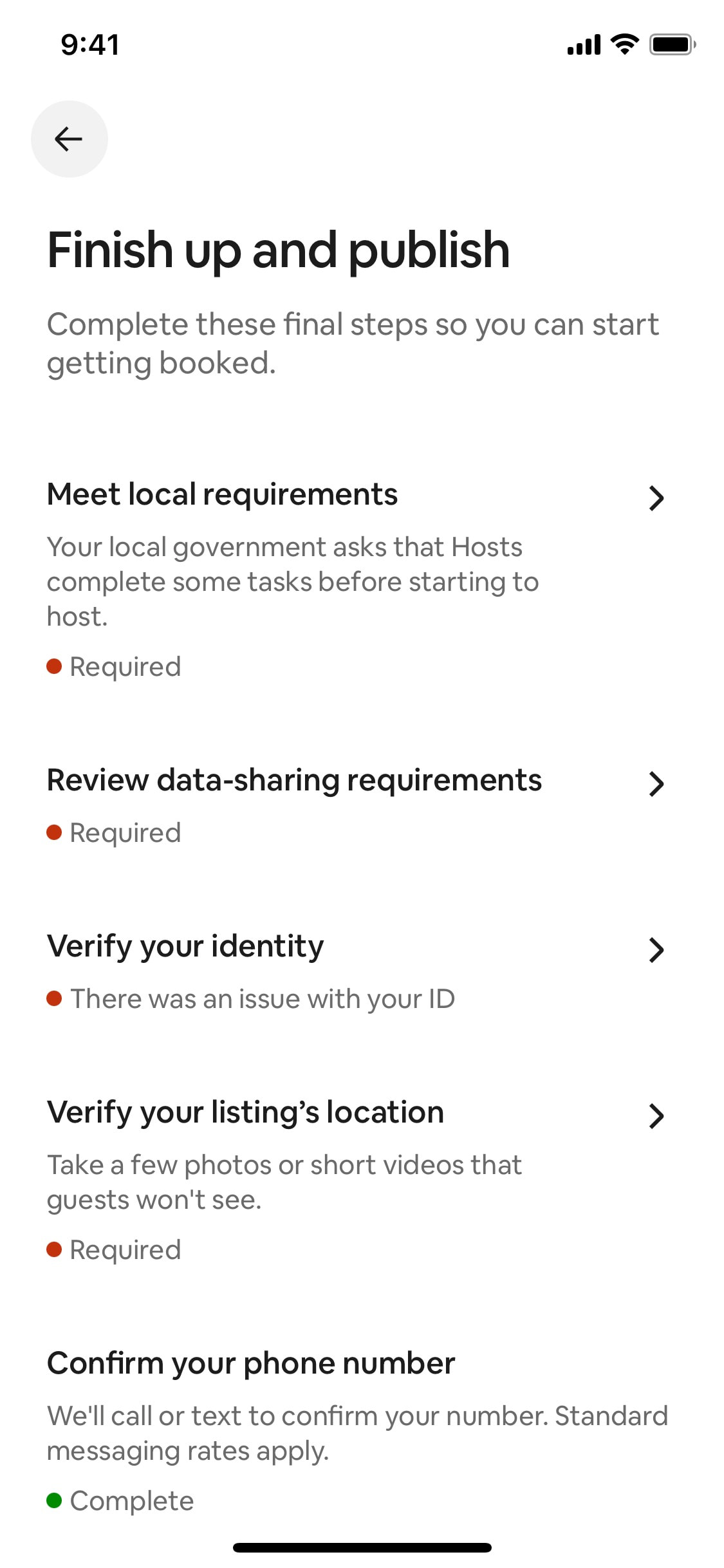 Airbnb iOS screen 446