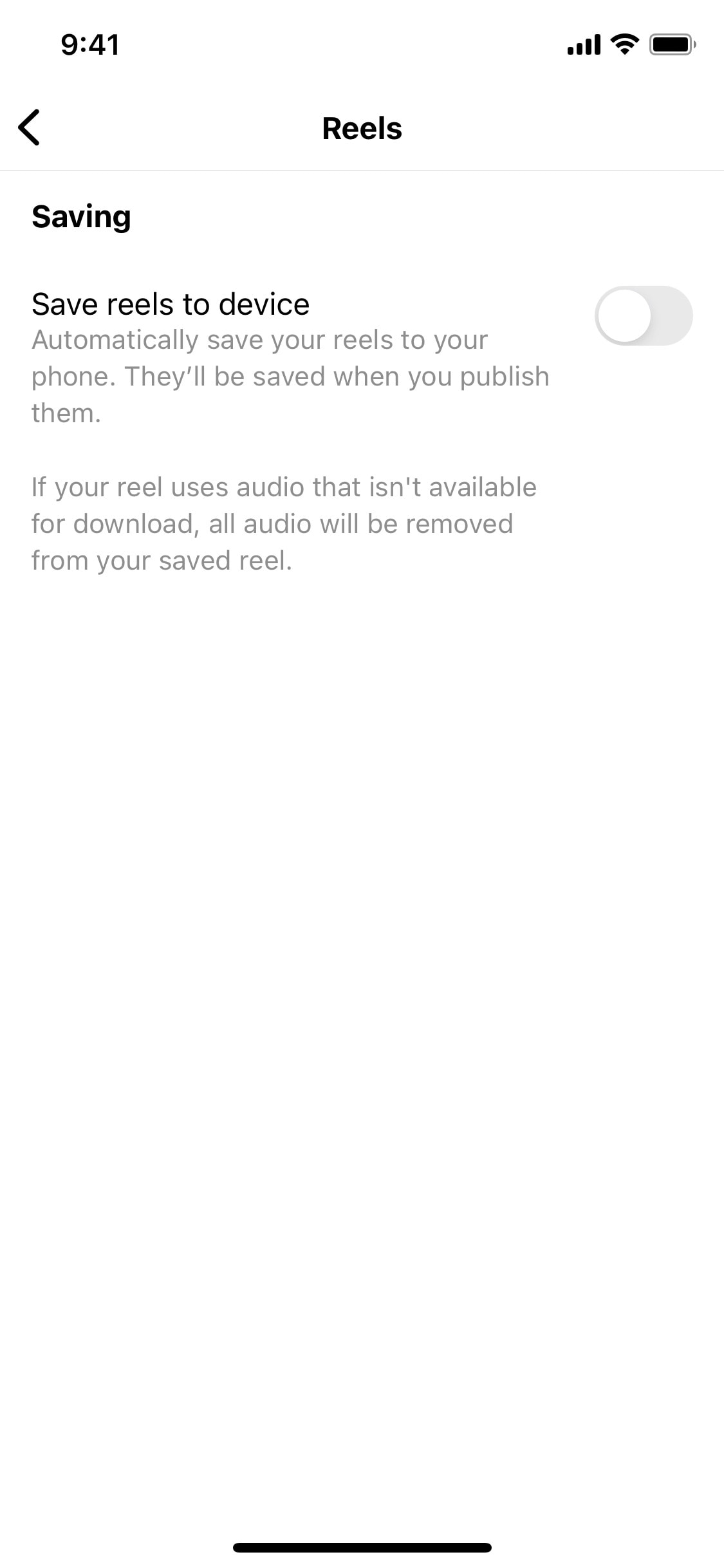 Instagram iOS screen 868