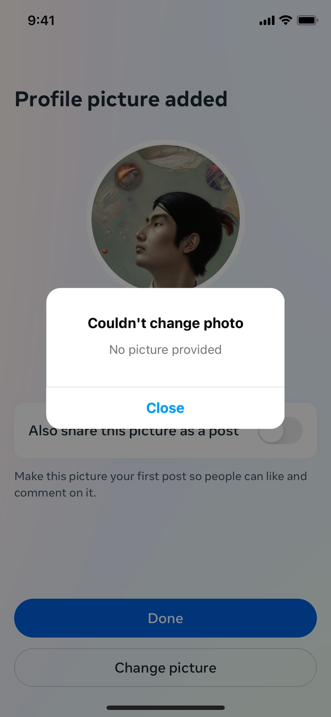 Instagram iOS screen 623
