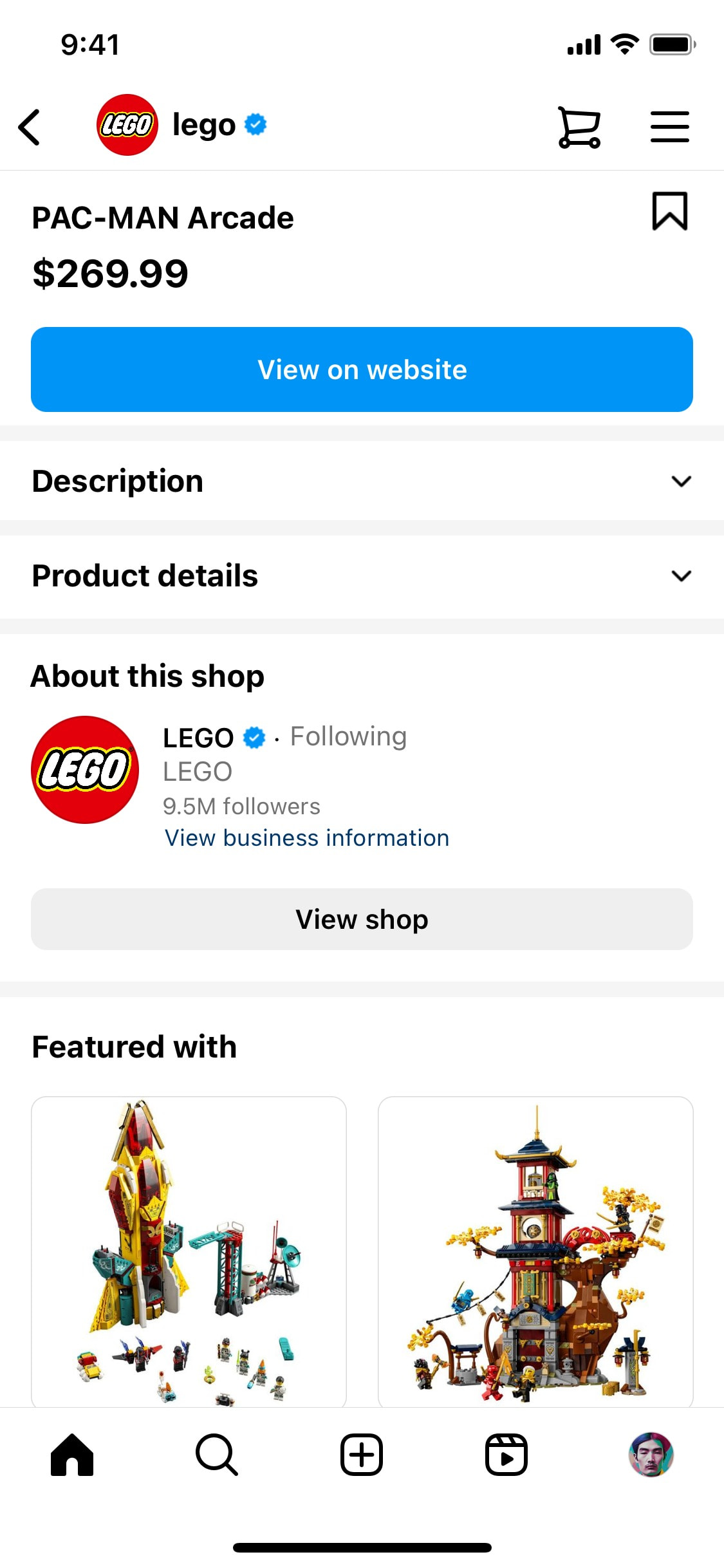 Instagram iOS screen 169