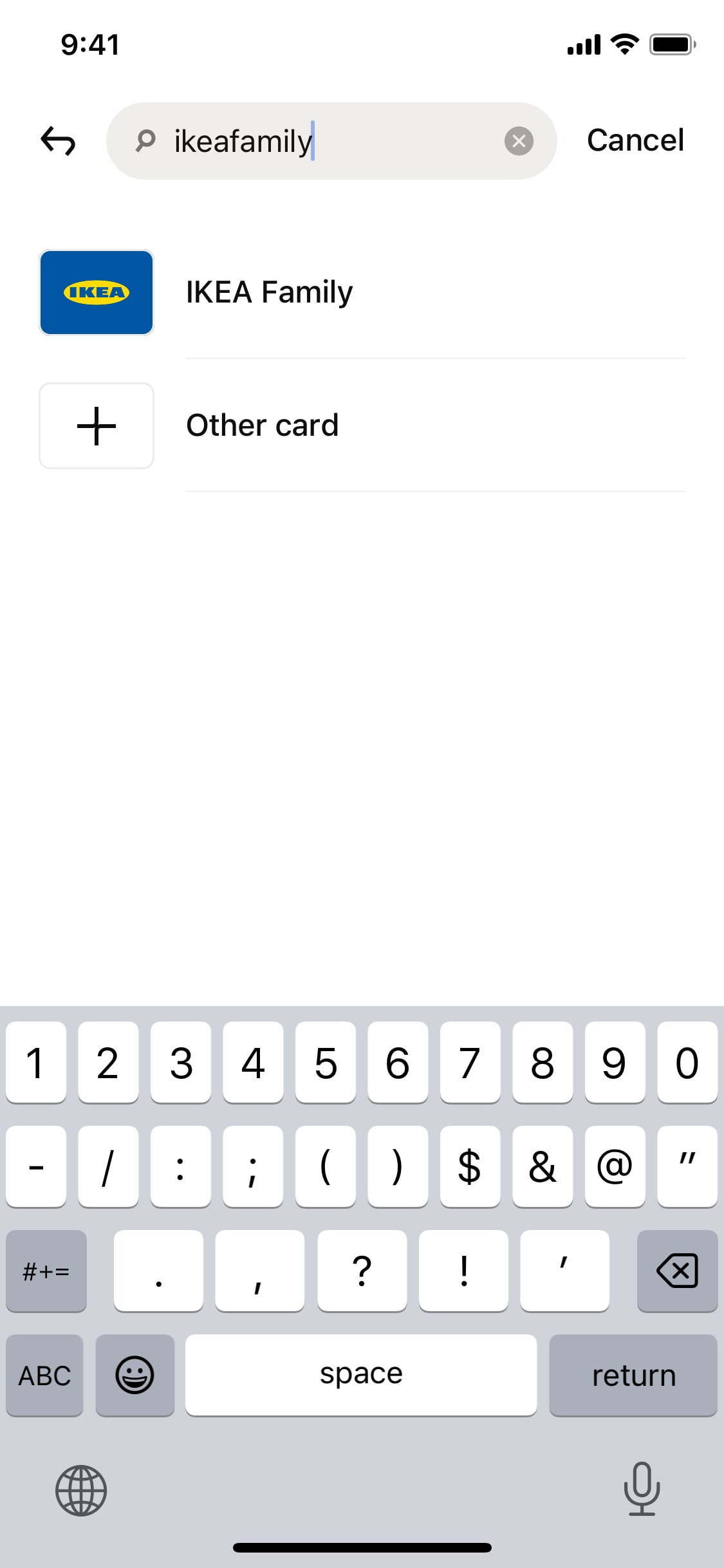 Klarna iOS screen 290