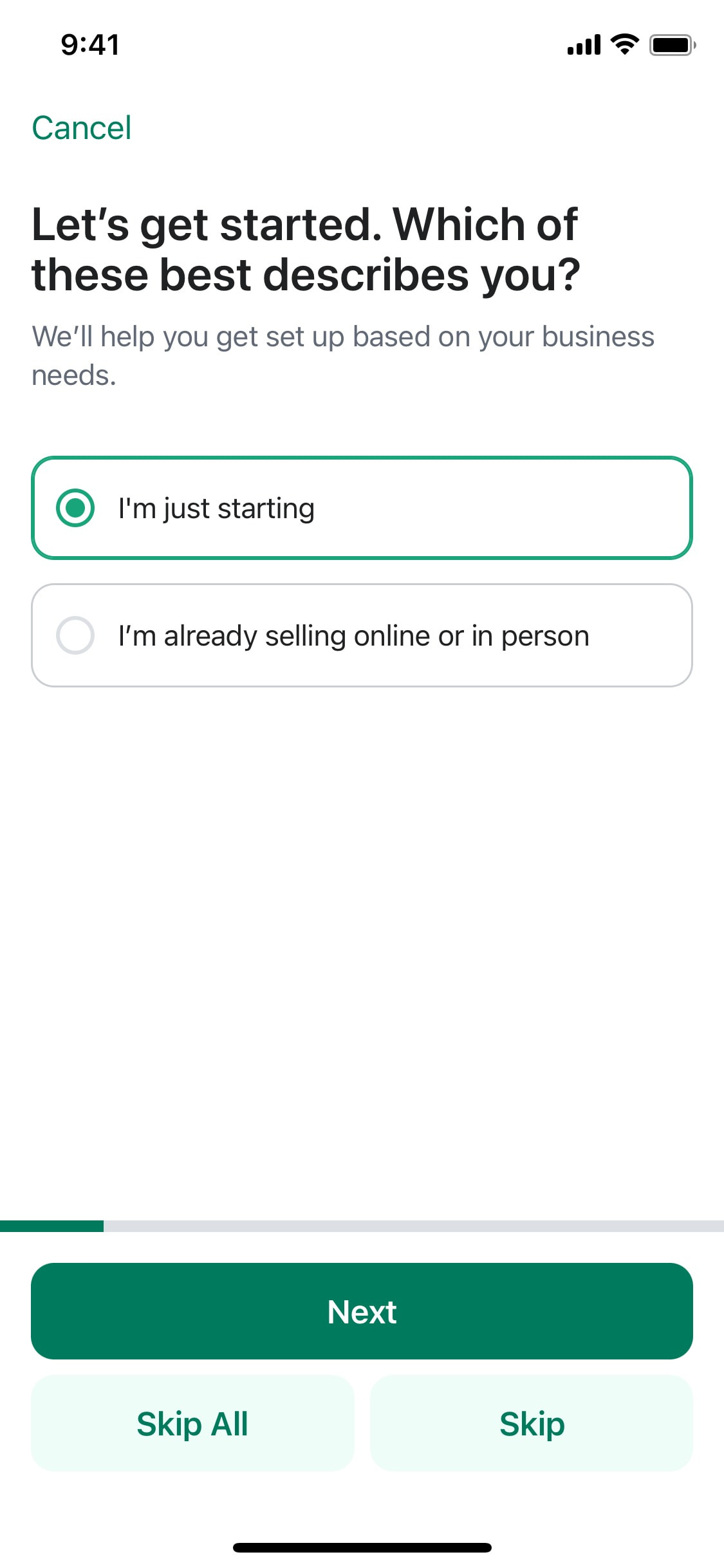 Shopify iOS screen 110