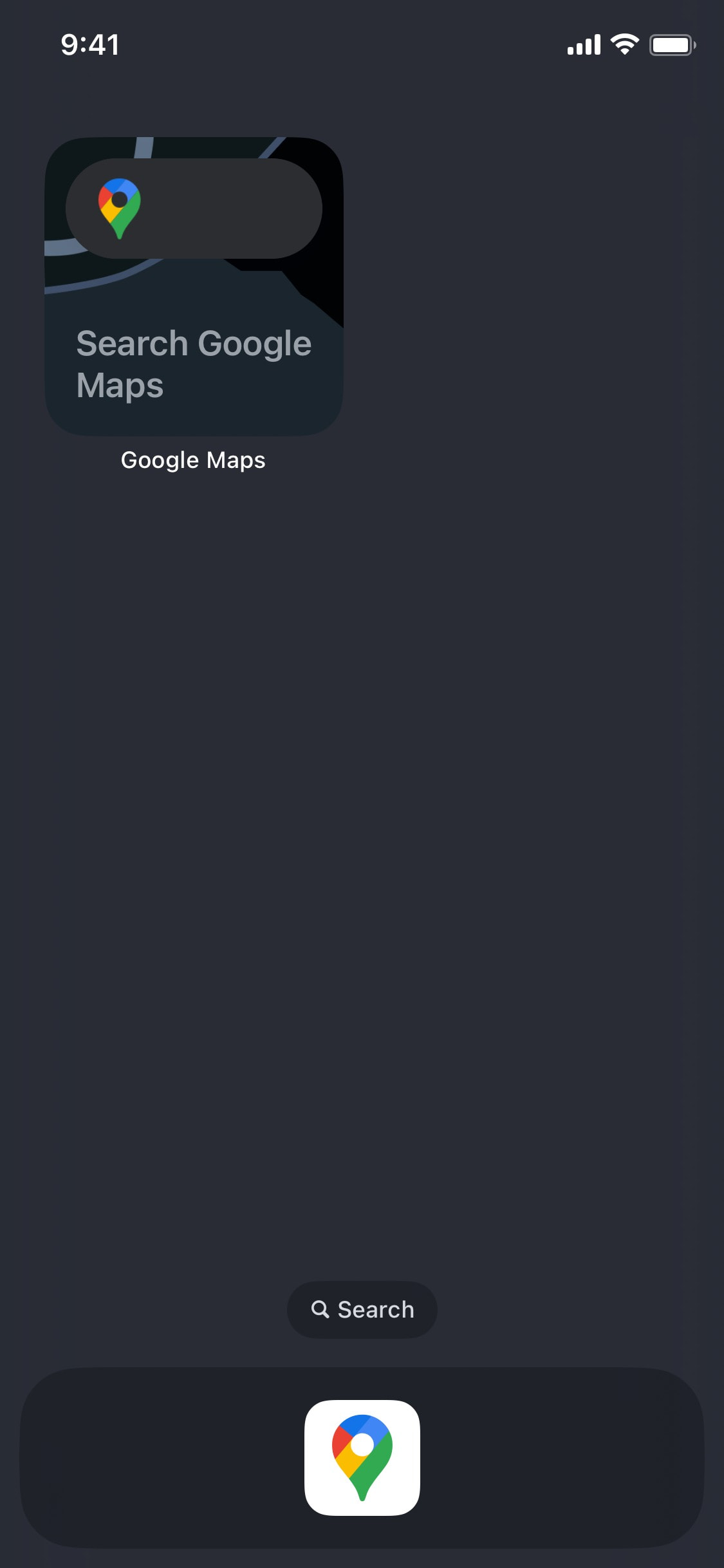 Google Maps iOS screen 691