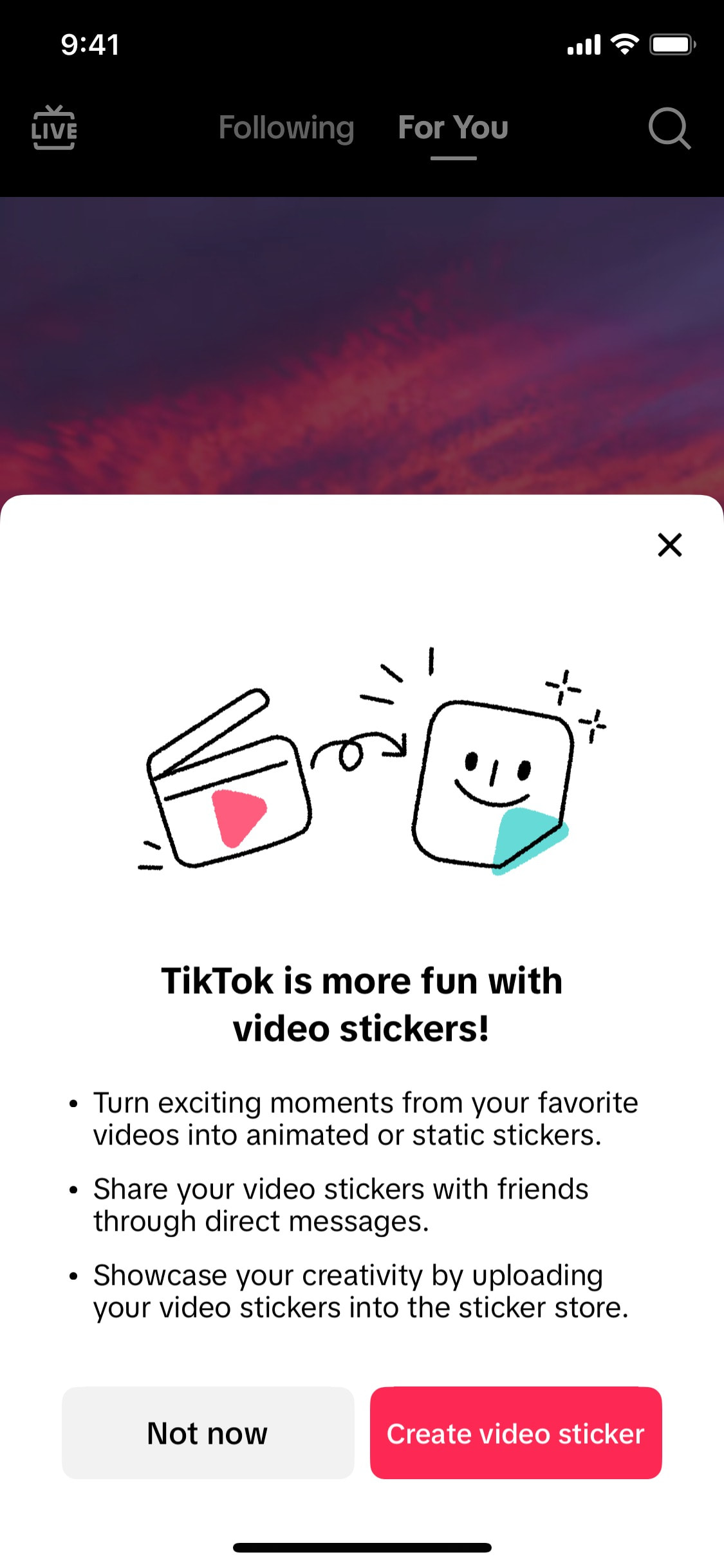 TikTok iOS screen 877