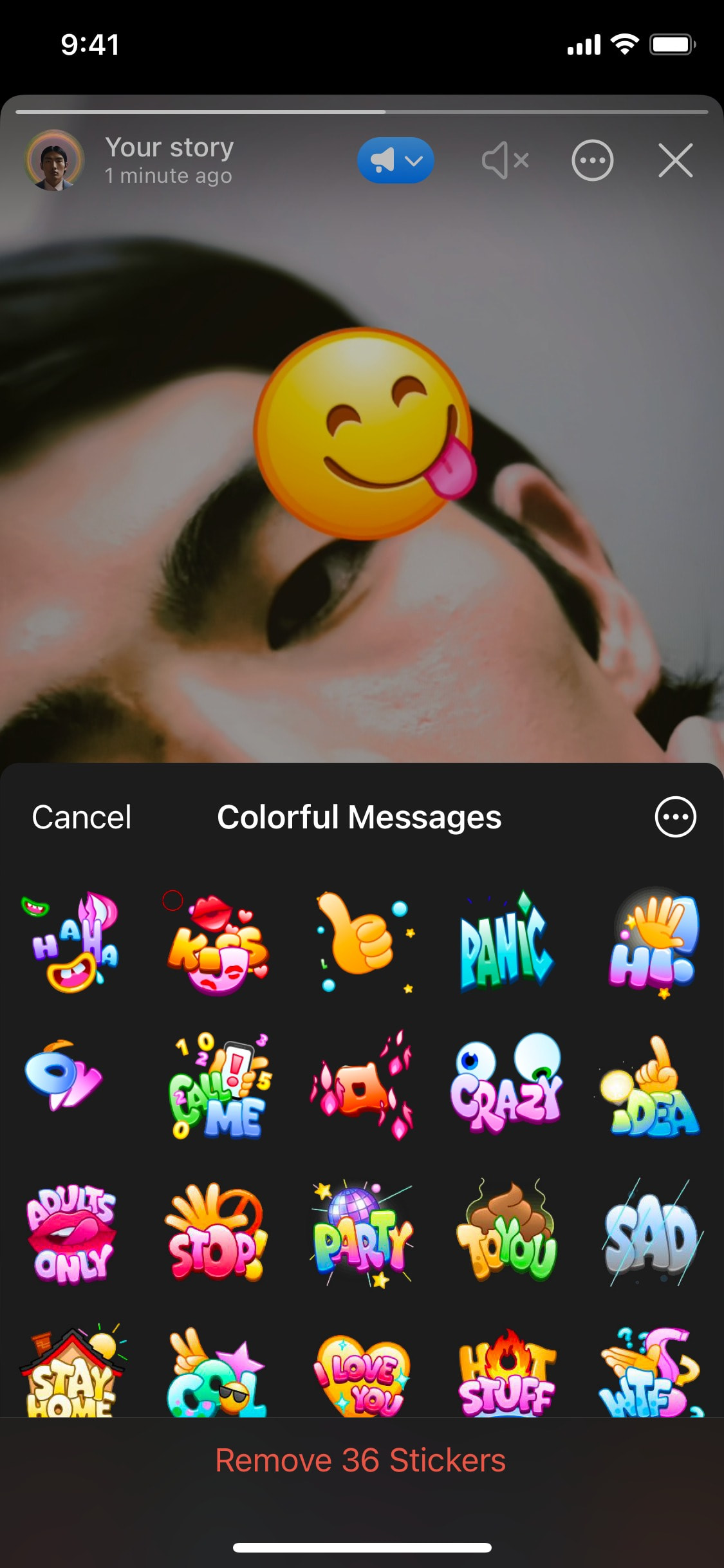 Telegram iOS screen 667